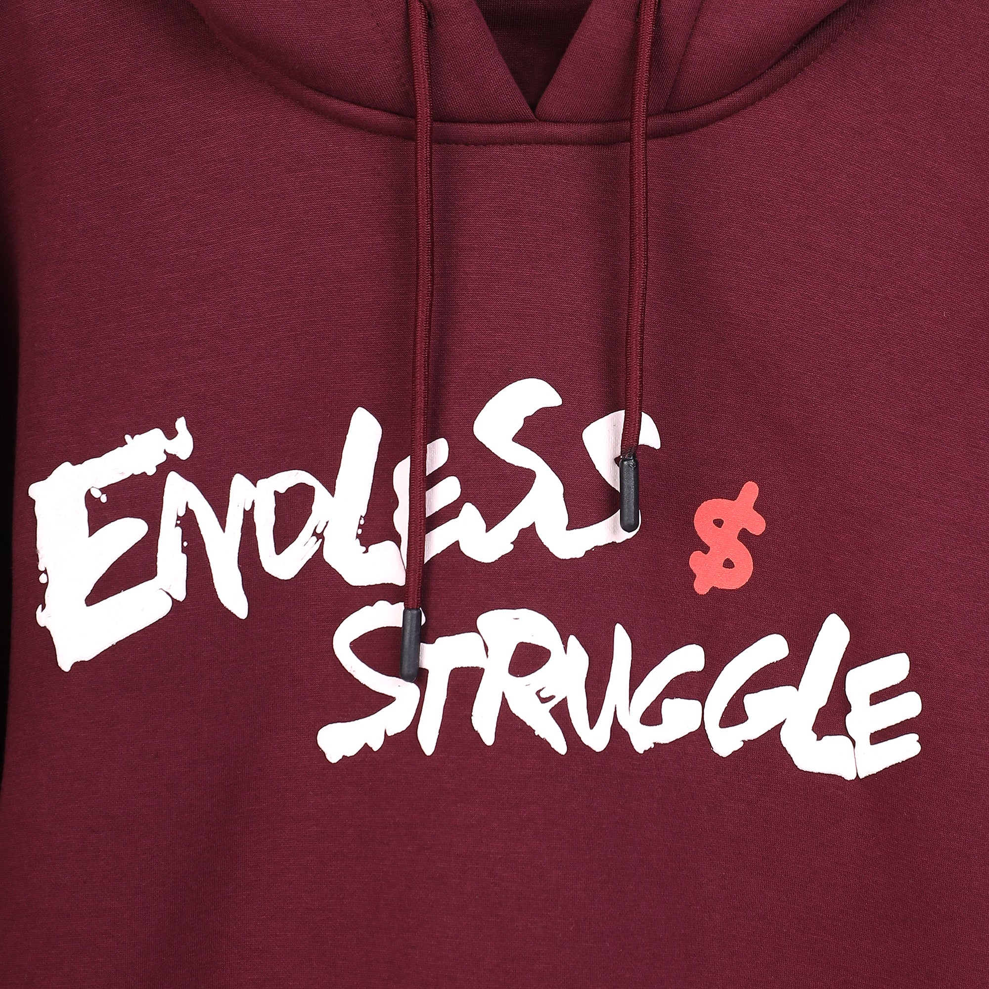 Endless Struggle Hoodie-Crimson DIce