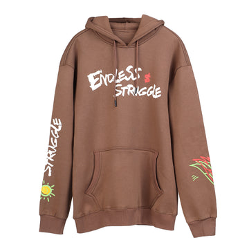 Endless Struggle Hoodie-Earth Brown