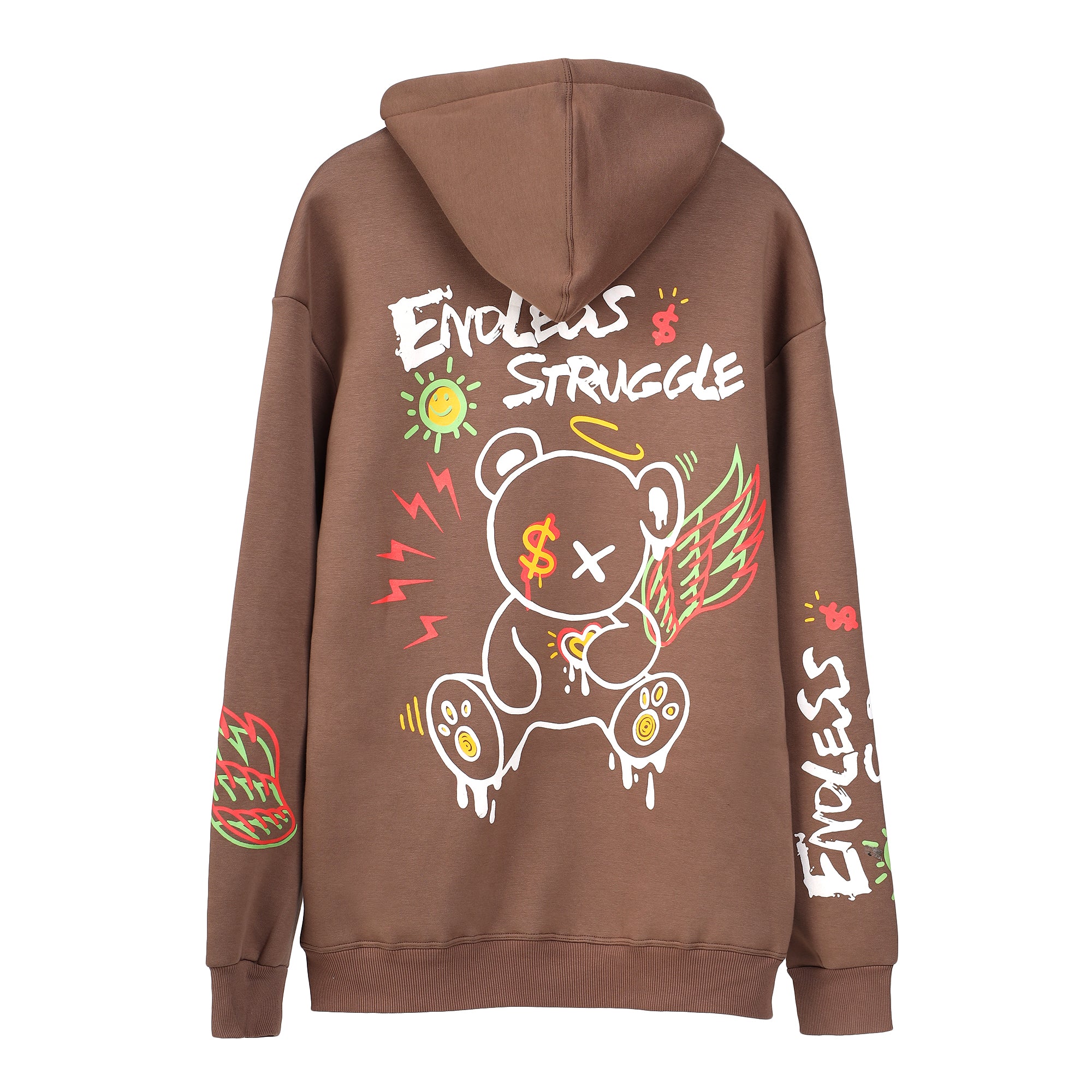 Endless Struggle Hoodie-Earth Brown