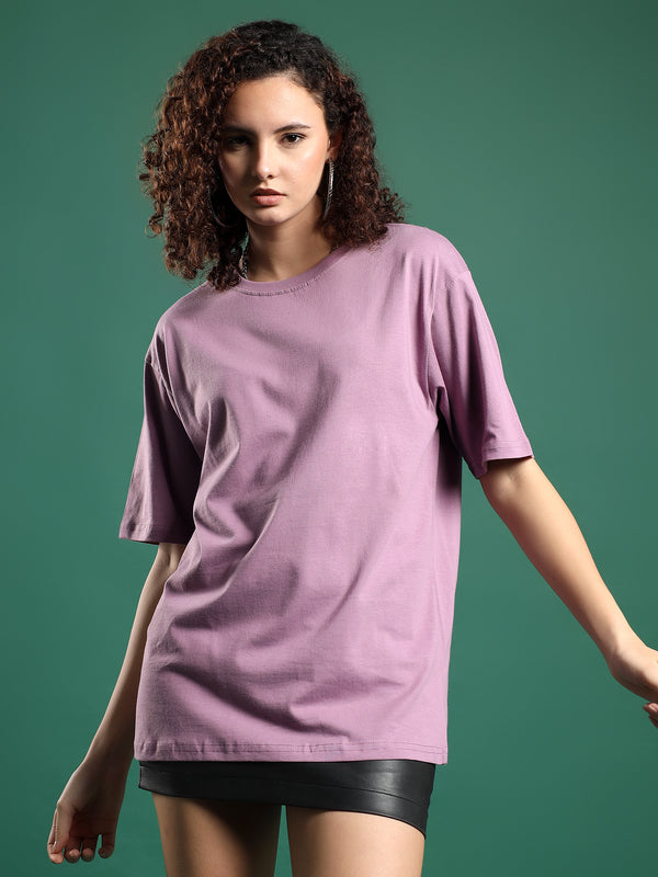 Dust Lilac unisex  Oversized T-Shirt