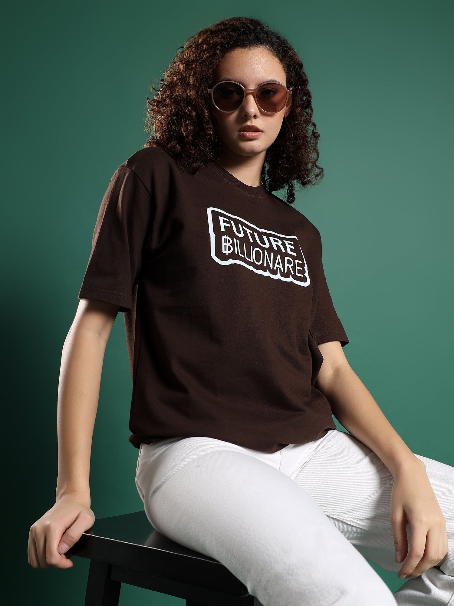 Future Billionaire Statement  unisex Oversized T-Shirt