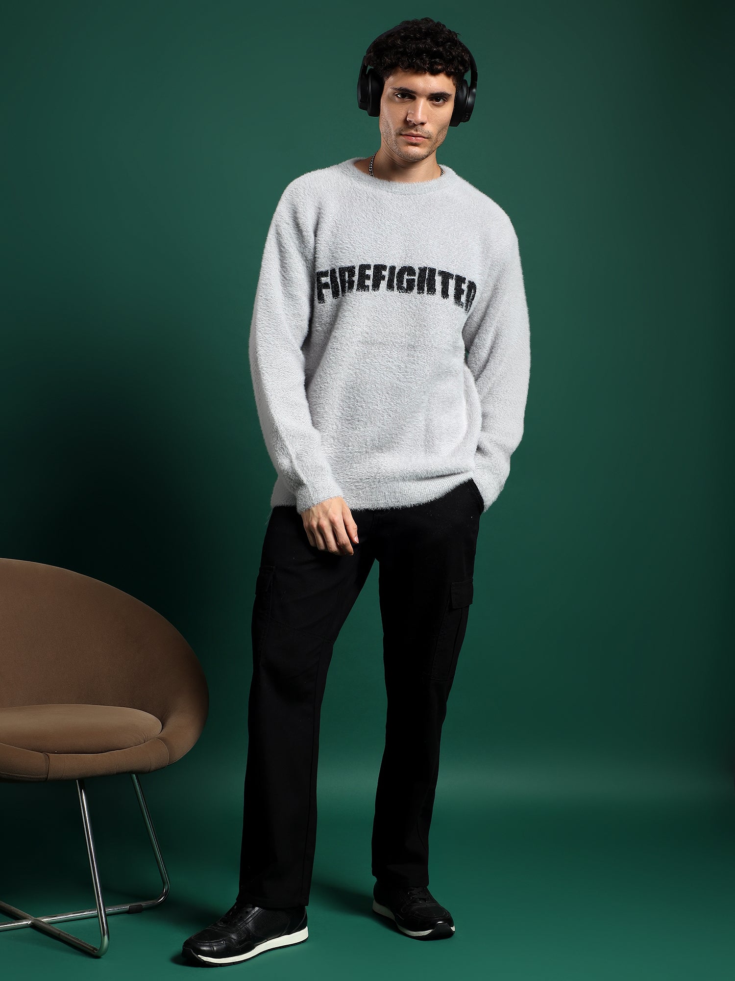 FIREFIGHTER Gurkha Fleece Pullover unisex -Ash Grey