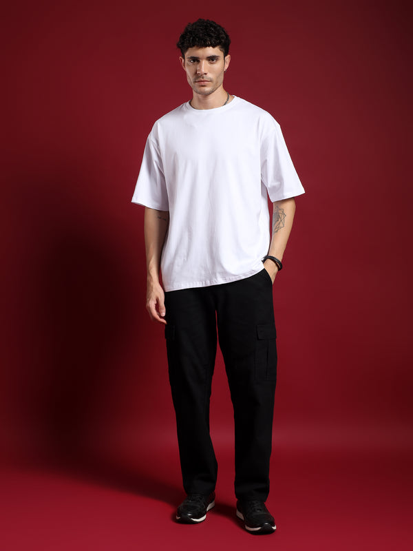 White Noise unisex  Oversized T-Shirt