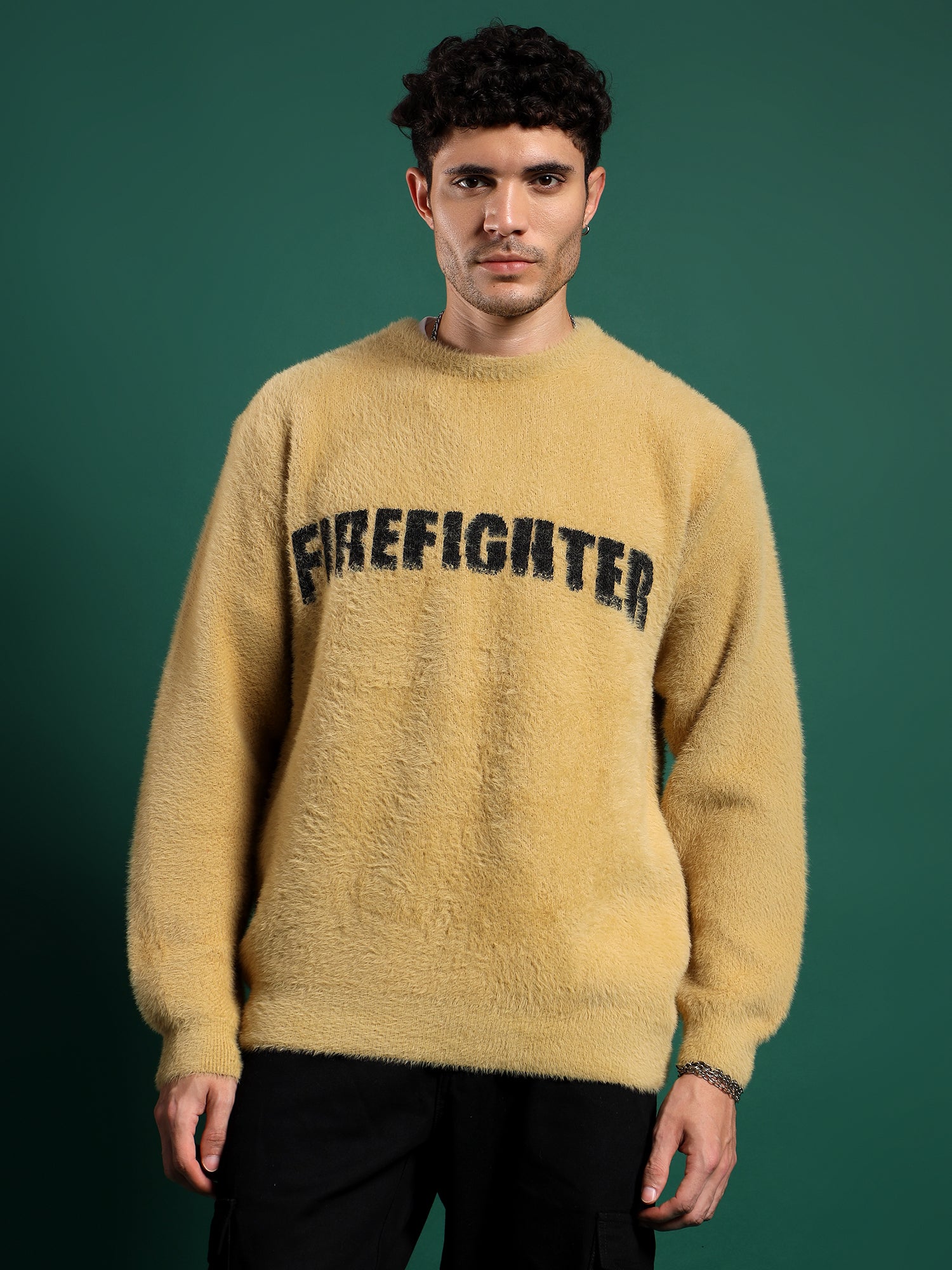 FIREFIGHTER Gurkha Fleece Pullover unisex -Dusty Mustard