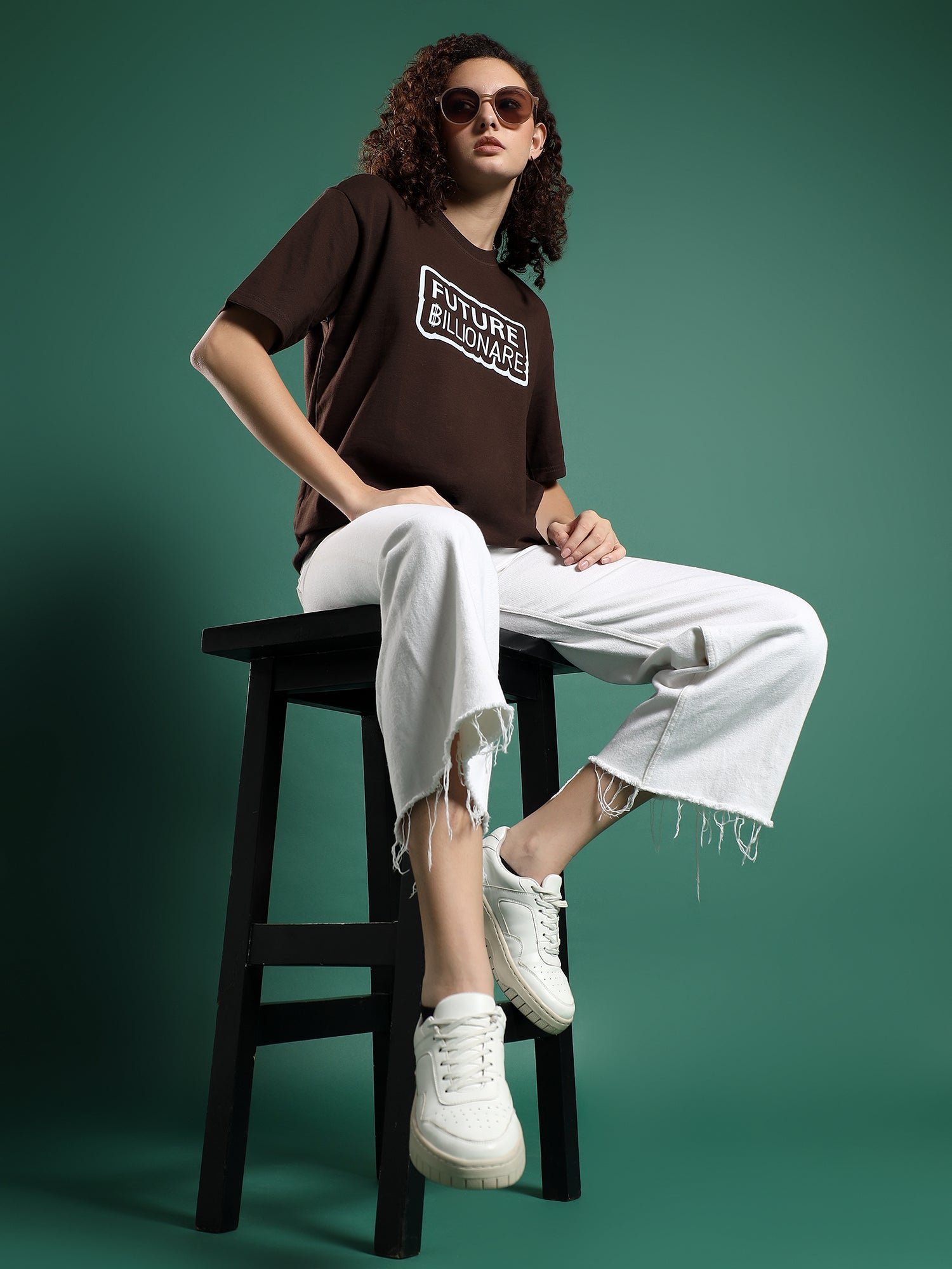 Future Billionaire Statement  unisex Oversized T-Shirt