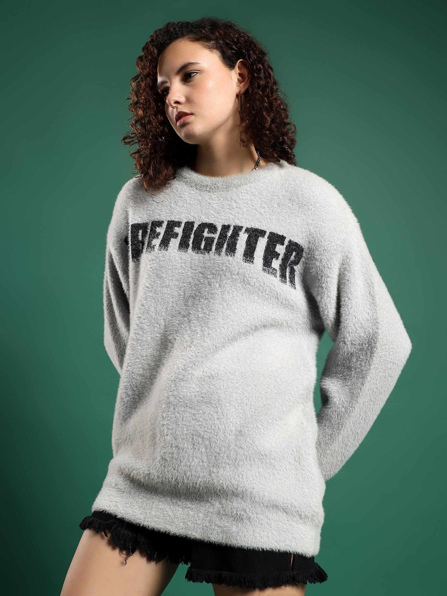 FIREFIGHTER Gurkha Fleece Pullover unisex -Ash Grey