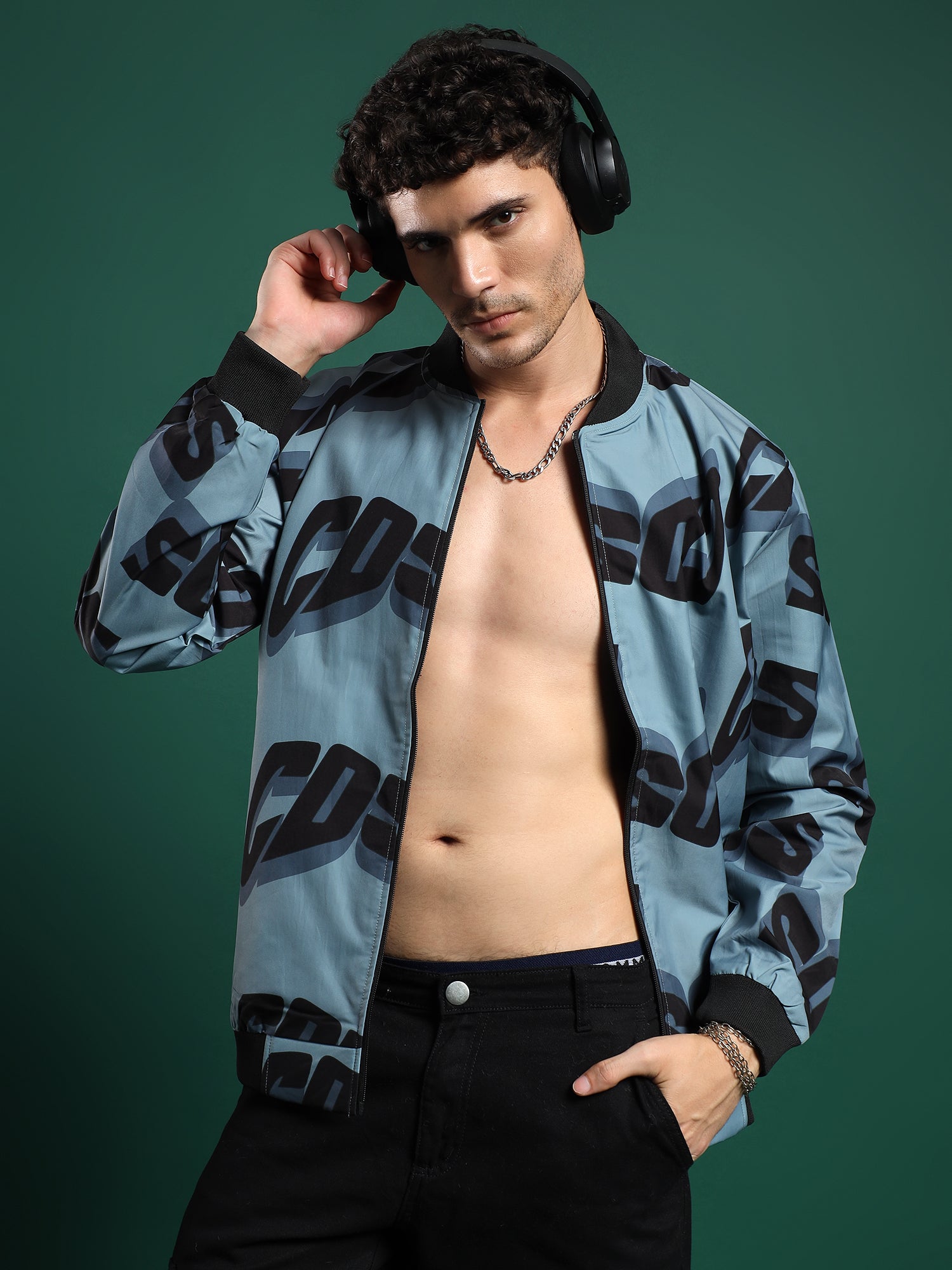 CDS Hype Bomber – Steel Blue Fade (Blue-Grey)