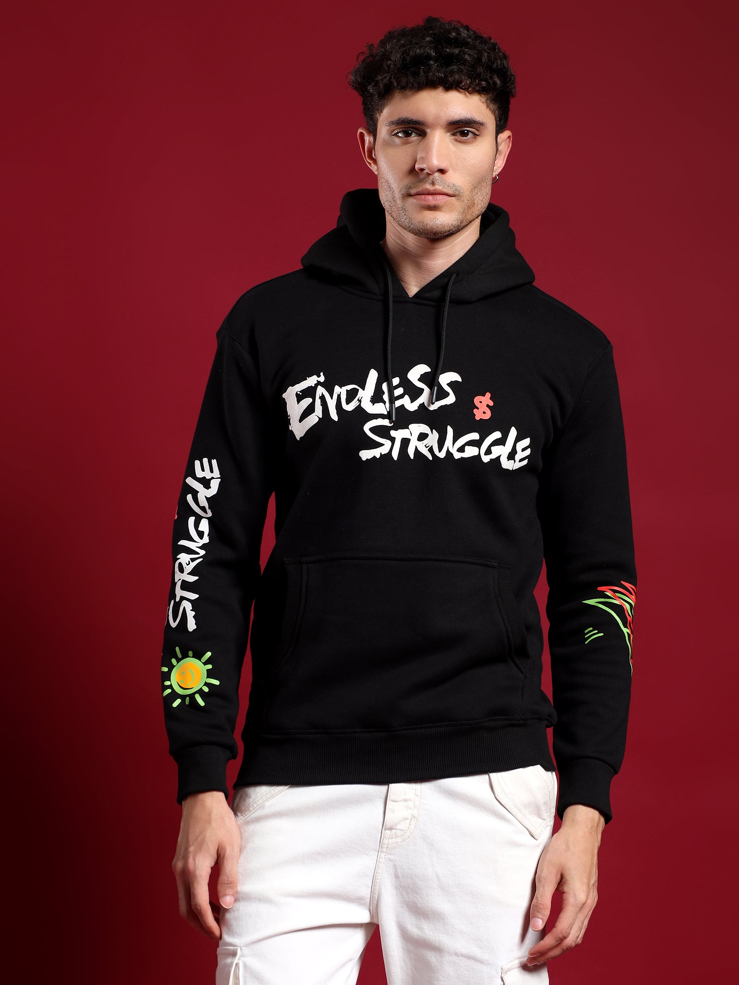 Endless Struggle Hoodie-Midnight Hustle