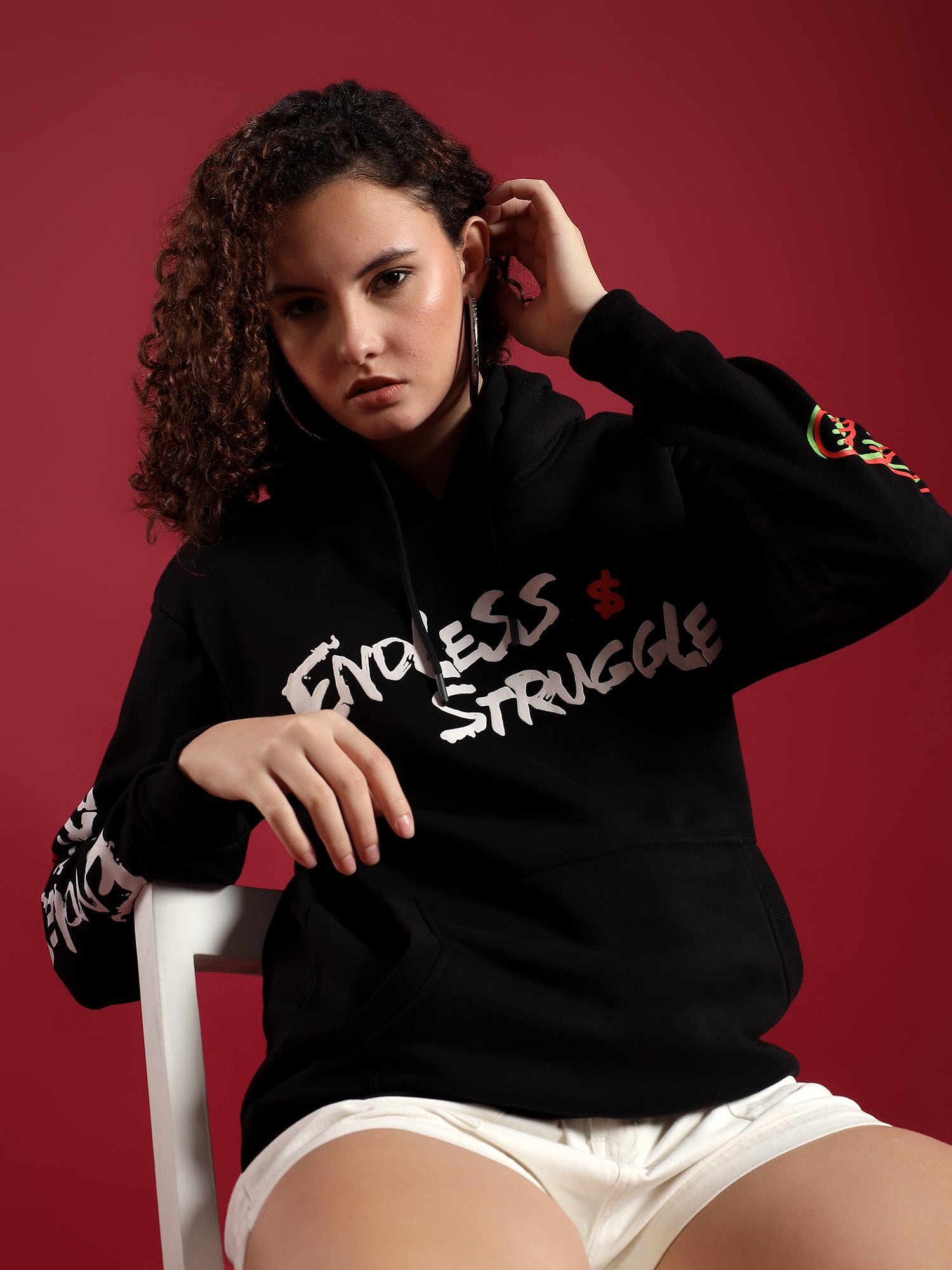 Endless Struggle Hoodie-Midnight Hustle