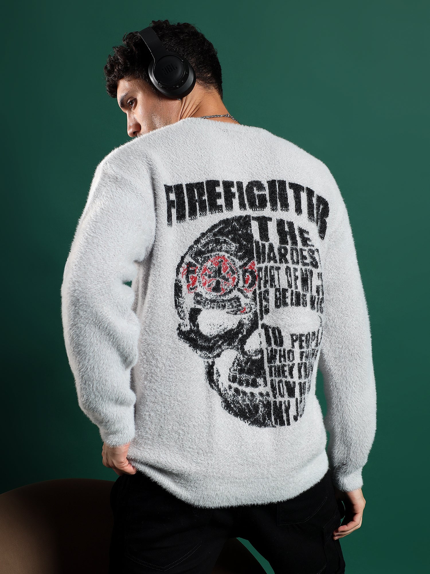 FIREFIGHTER Gurkha Fleece Pullover unisex -Ash Grey