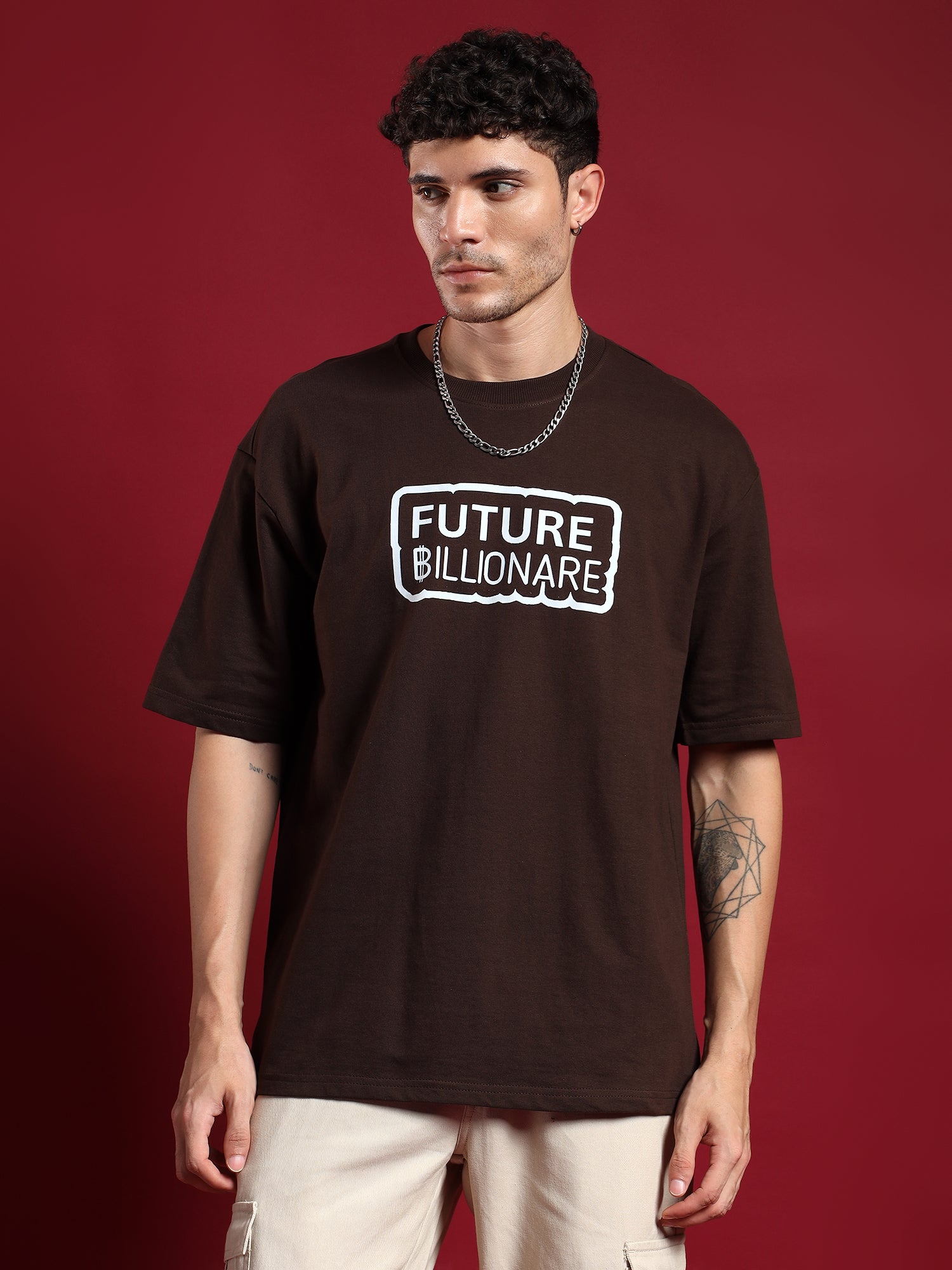 Future Billionaire Statement  unisex Oversized T-Shirt