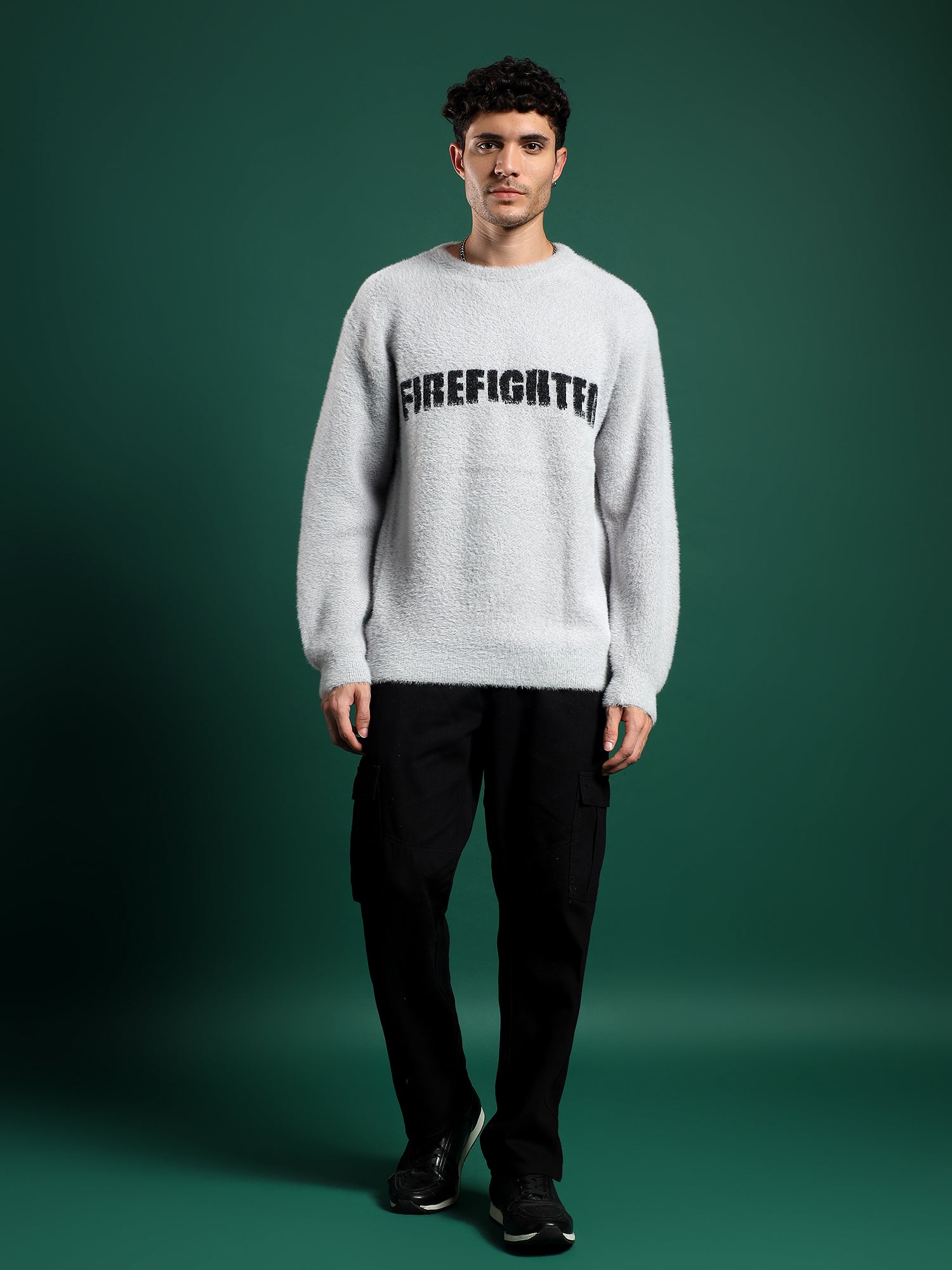 FIREFIGHTER Gurkha Fleece Pullover unisex -Ash Grey