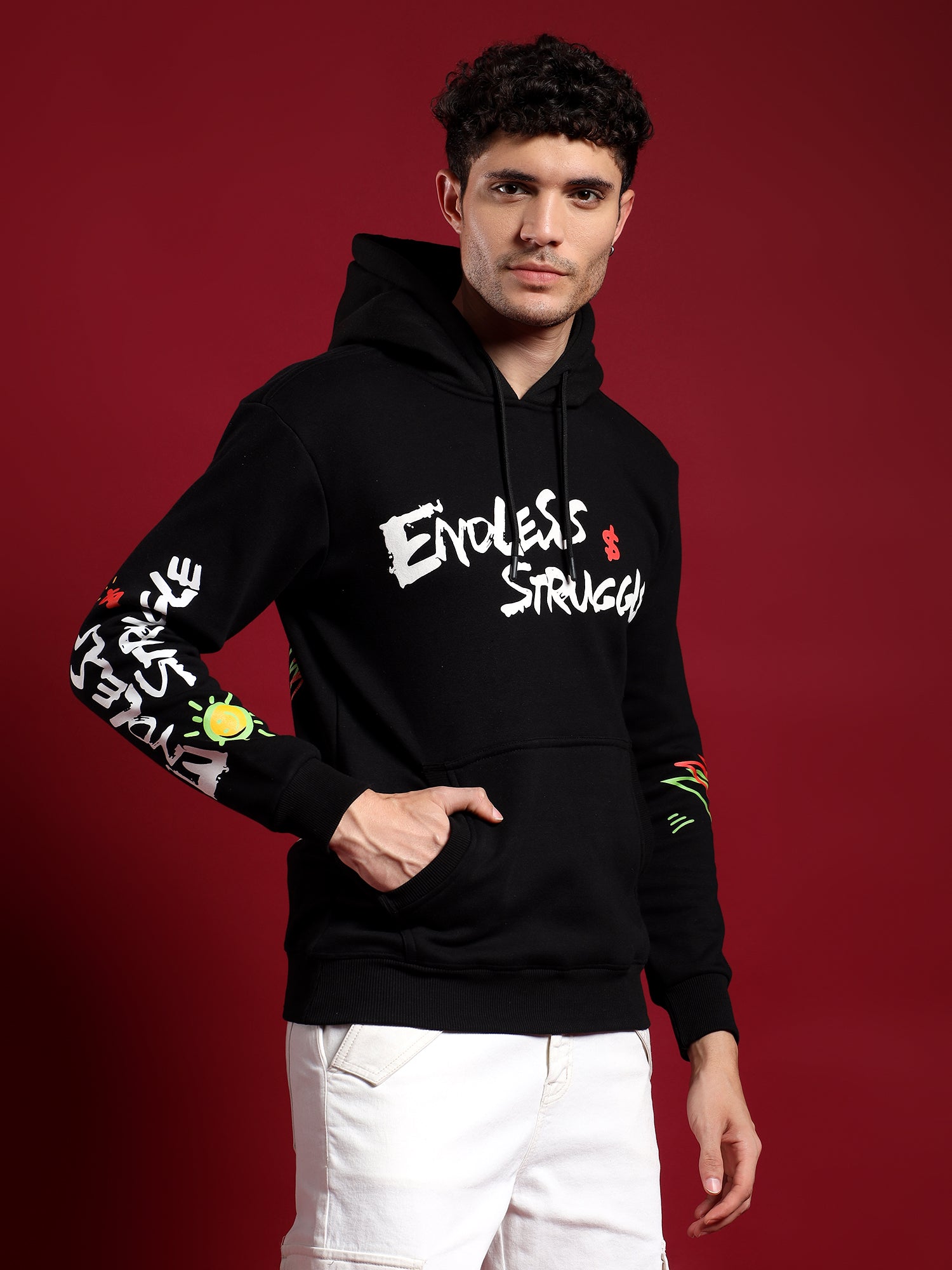 Endless Struggle Hoodie-Midnight Hustle