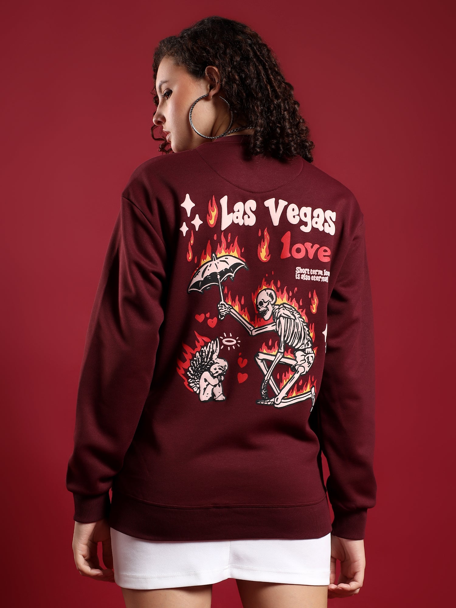 Vegas Pulse – Crimson Dice (Maroon) unisex