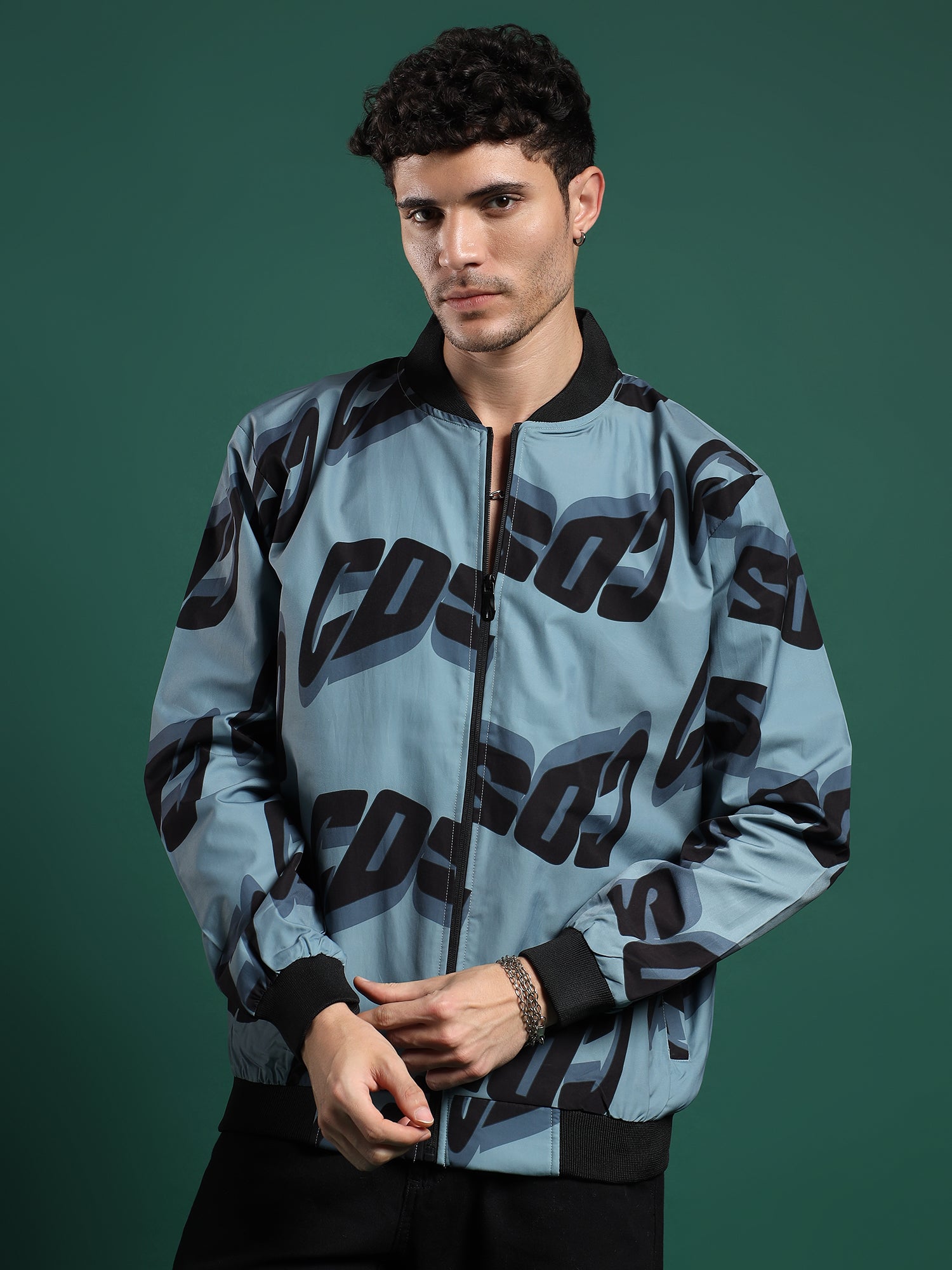 CDS Hype Bomber – Steel Blue Fade (Blue-Grey)