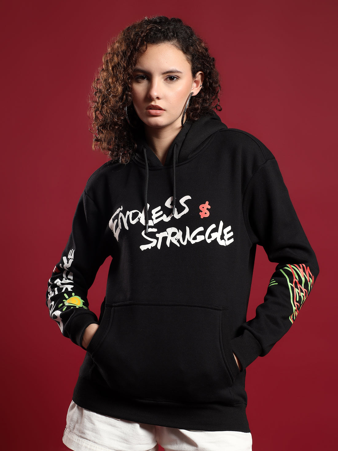 Endless Struggle Hoodie-Midnight Hustle