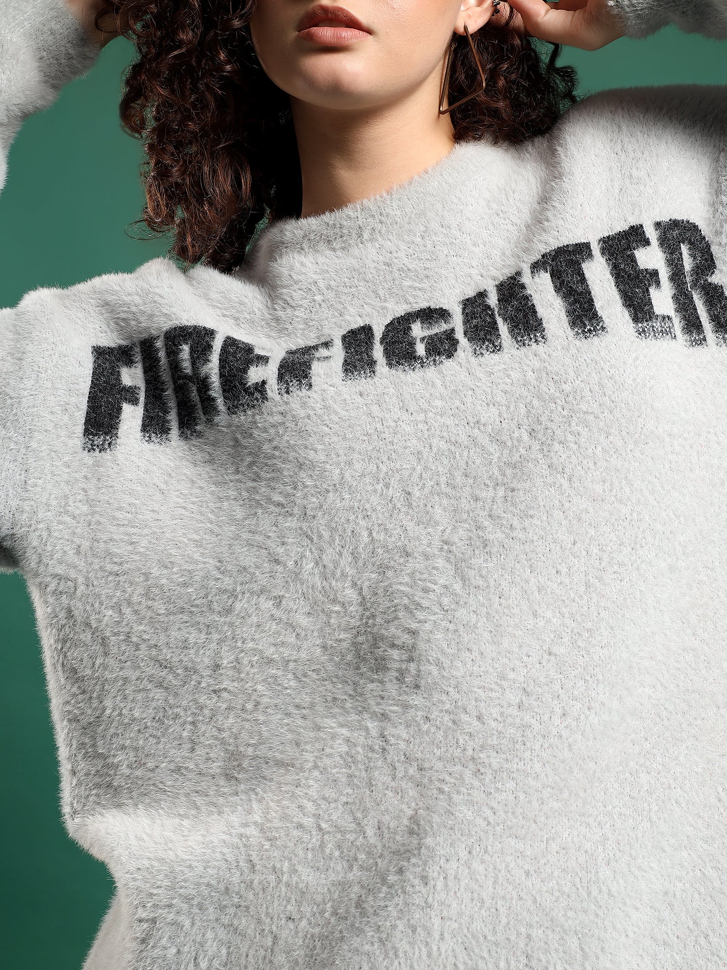 FIREFIGHTER Gurkha Fleece Pullover unisex -Ash Grey