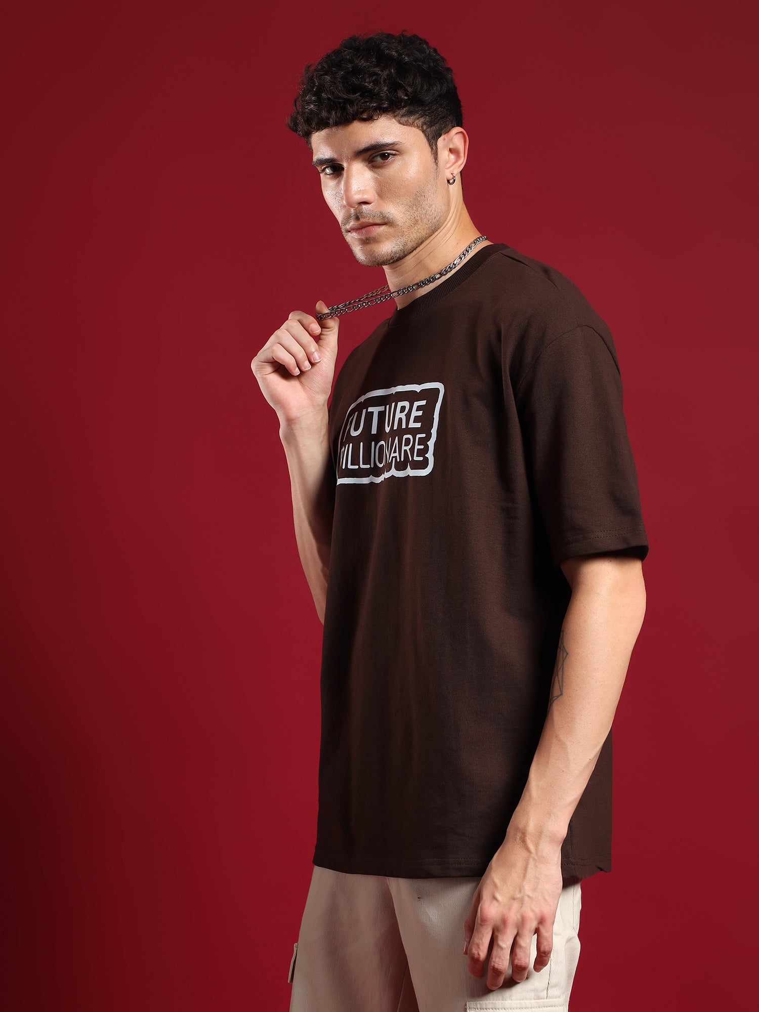 Future Billionaire Statement  unisex Oversized T-Shirt