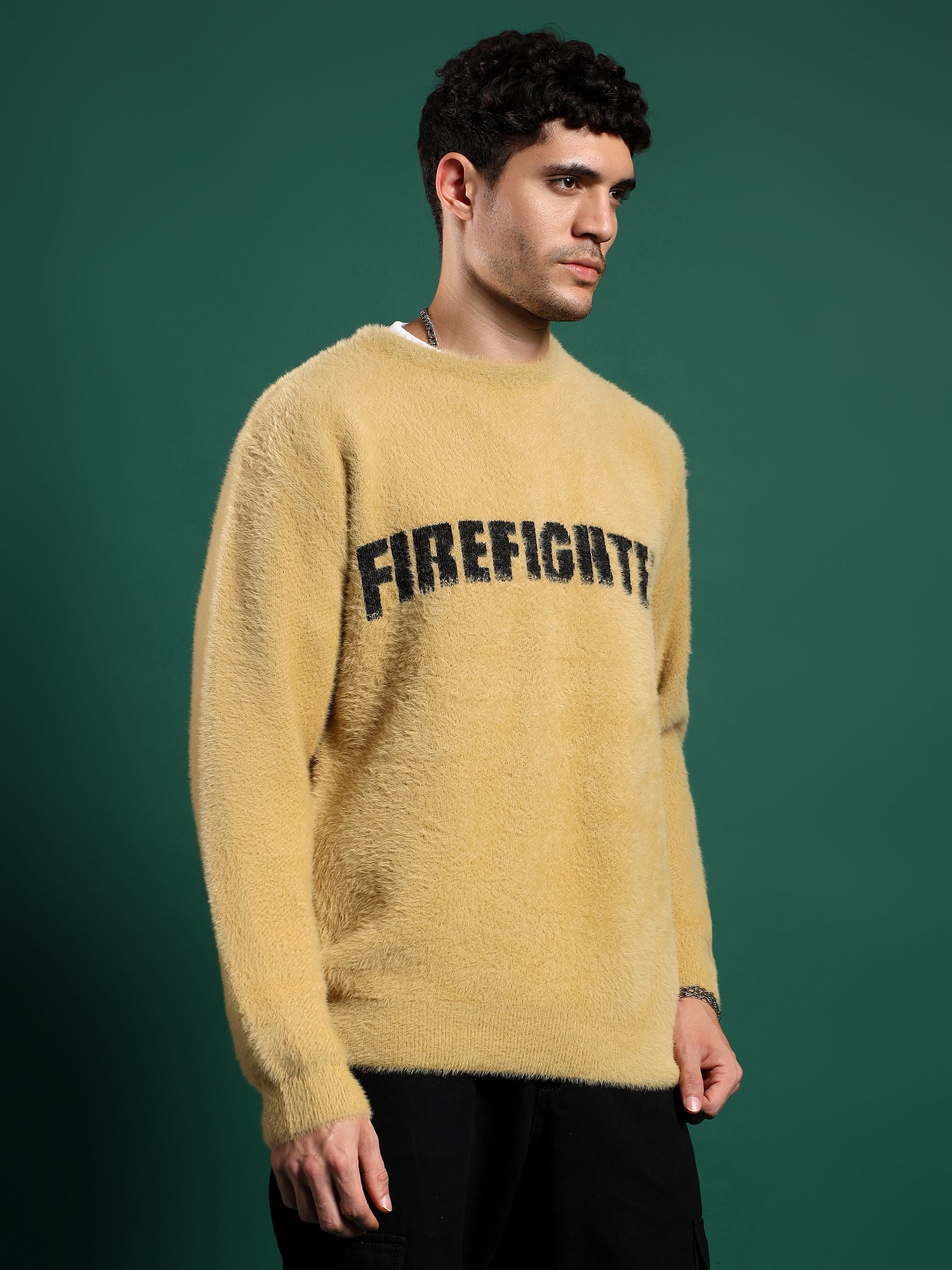 FIREFIGHTER Gurkha Fleece Pullover unisex -Dusty Mustard