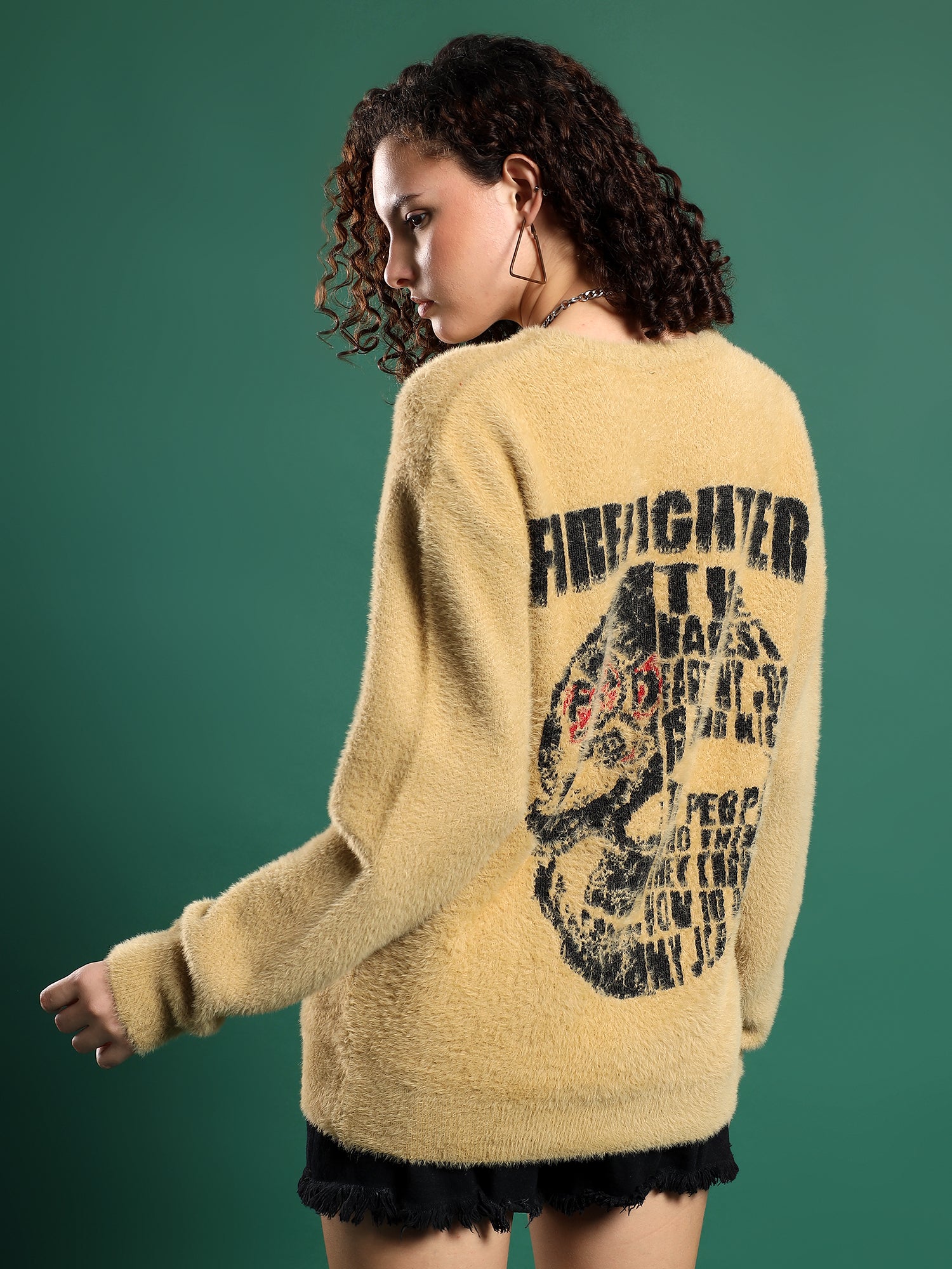 FIREFIGHTER Gurkha Fleece Pullover unisex -Dusty Mustard