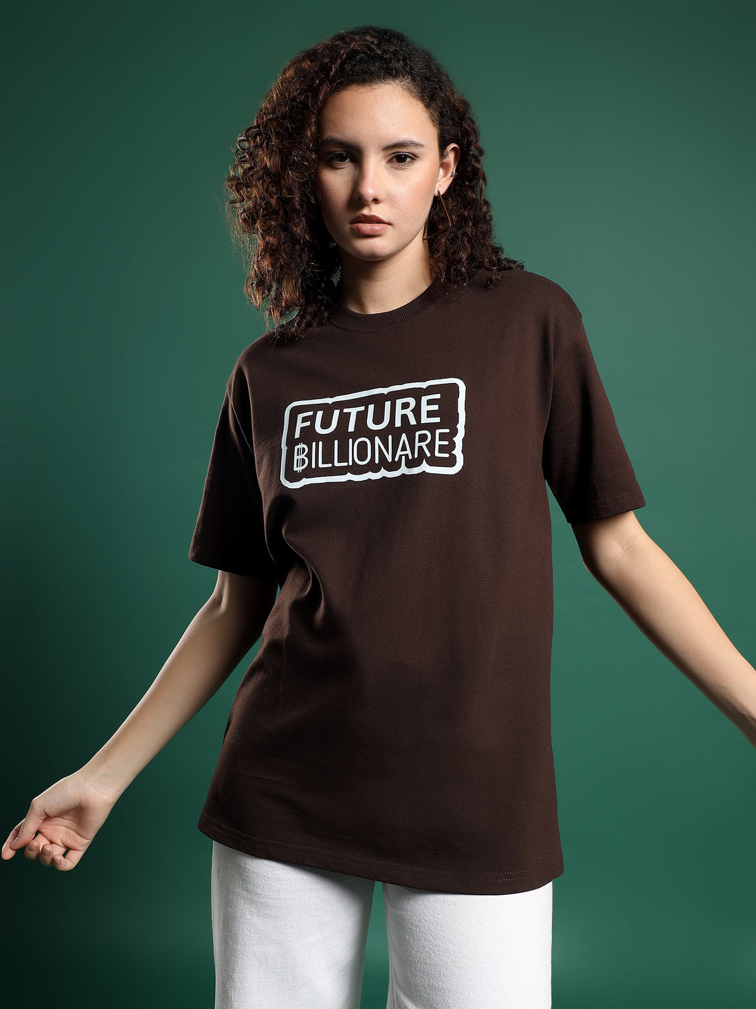 Future Billionaire Statement  unisex Oversized T-Shirt