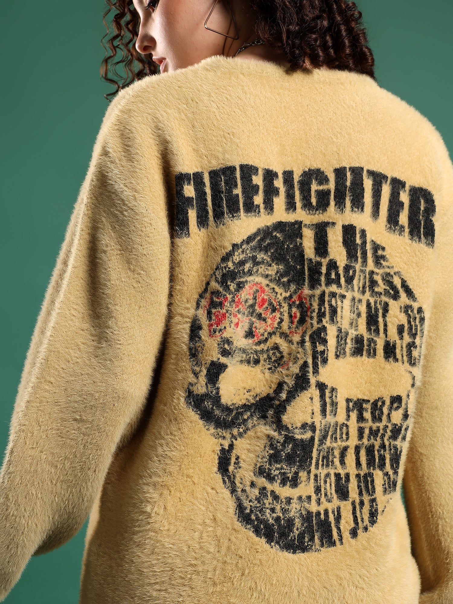 FIREFIGHTER Gurkha Fleece Pullover unisex -Dusty Mustard