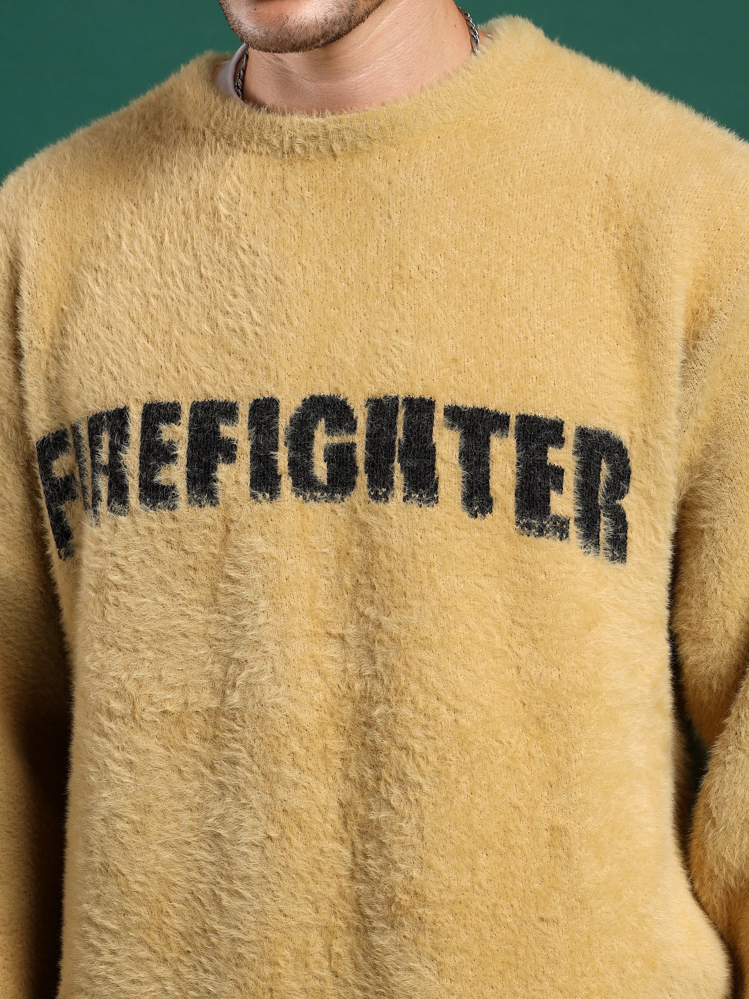 FIREFIGHTER Gurkha Fleece Pullover unisex -Dusty Mustard