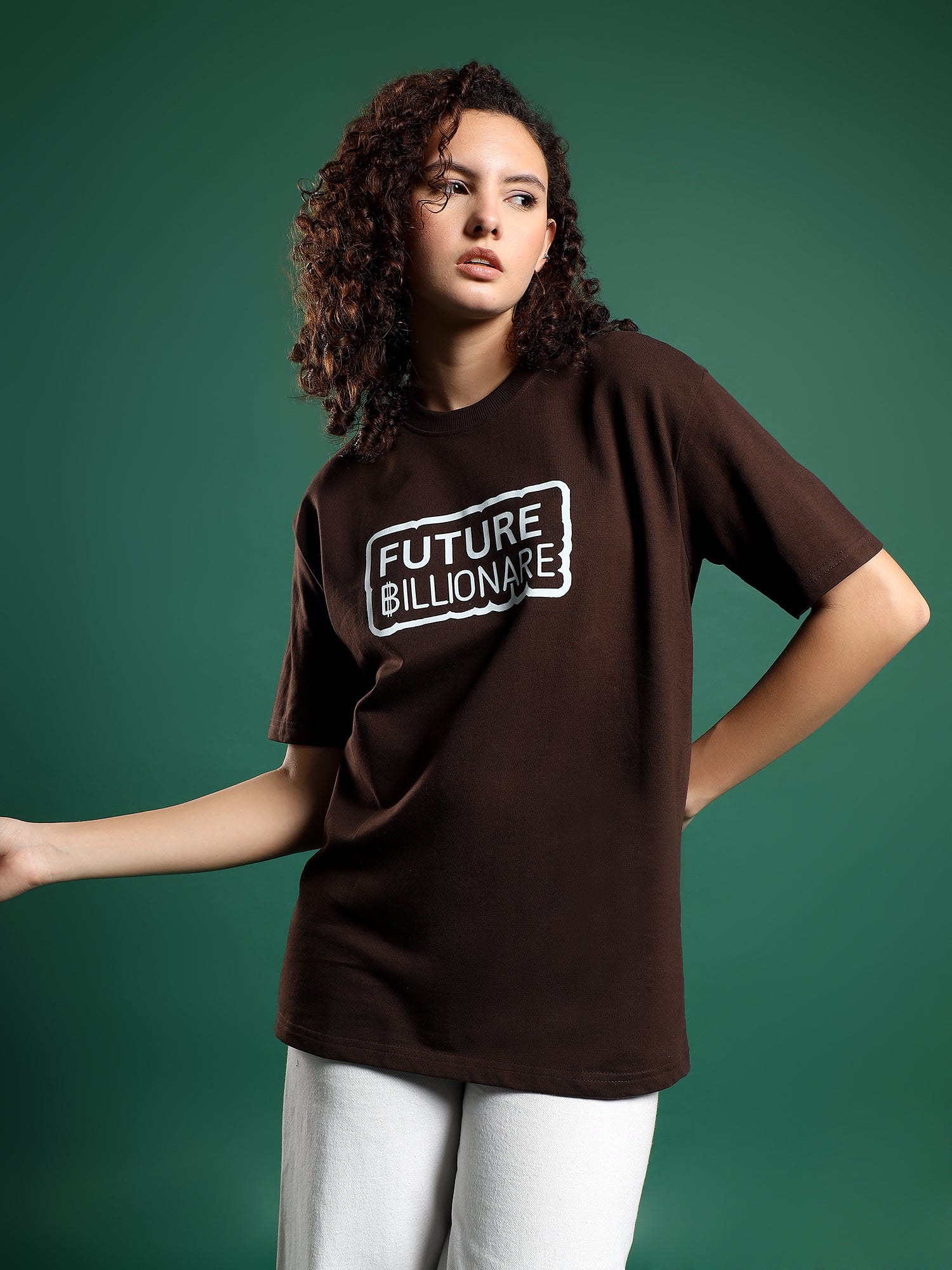 Future Billionaire Statement  unisex Oversized T-Shirt