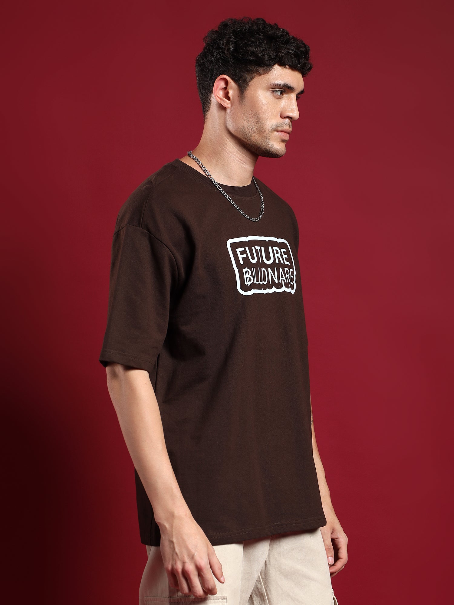 Future Billionaire Statement  unisex Oversized T-Shirt