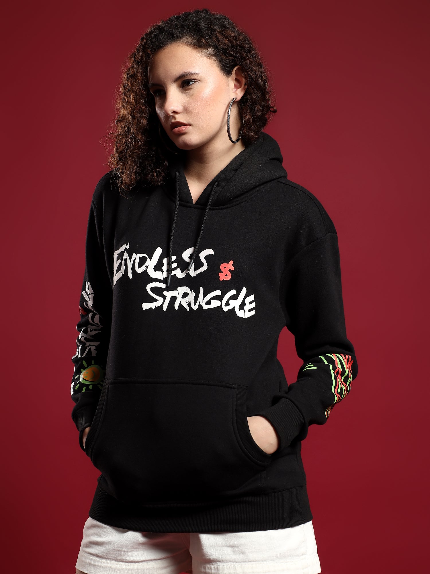 Endless Struggle Hoodie-Midnight Hustle