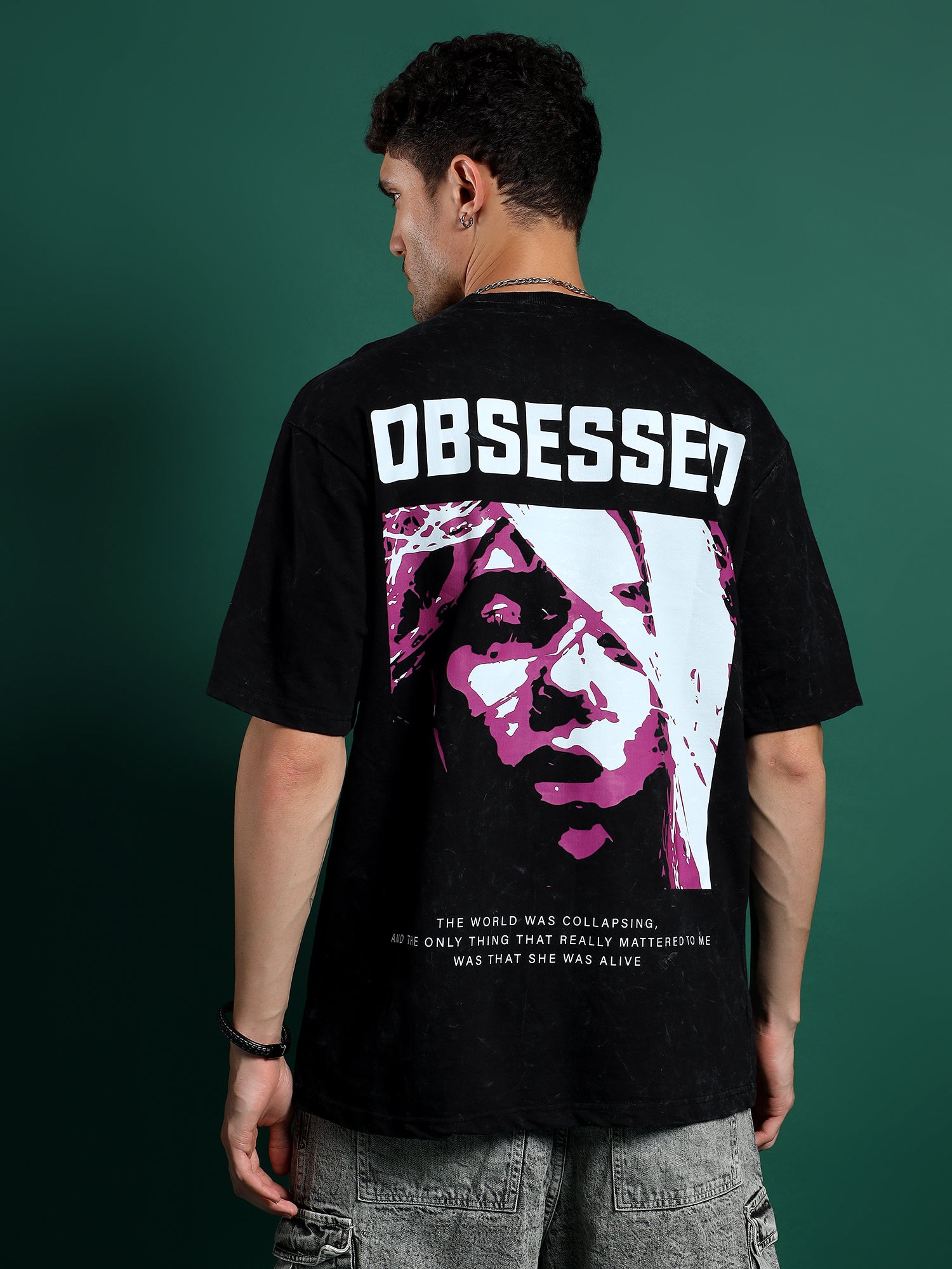 Echoes of Obsession Acid Wash unisex  t-Shirt