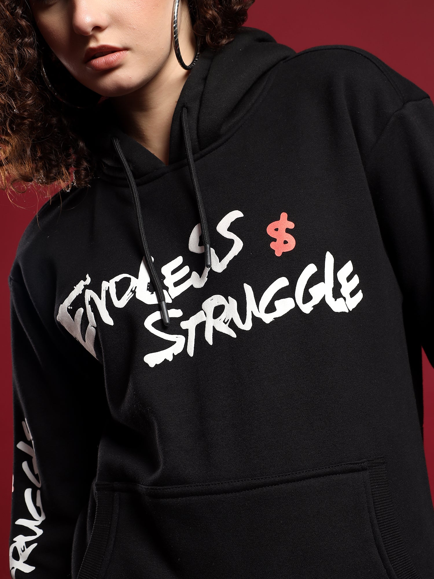 Endless Struggle Hoodie-Midnight Hustle