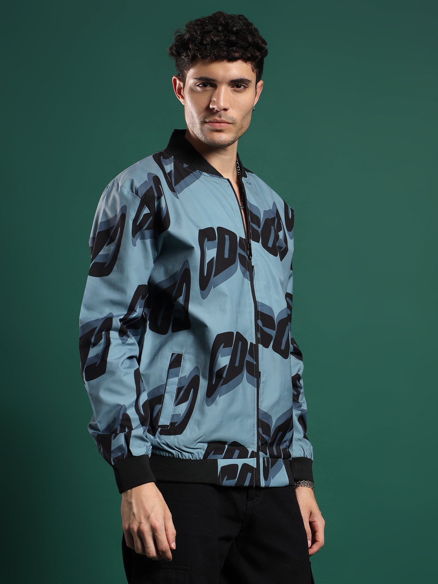 CDS Hype Bomber – Steel Blue Fade (Blue-Grey)