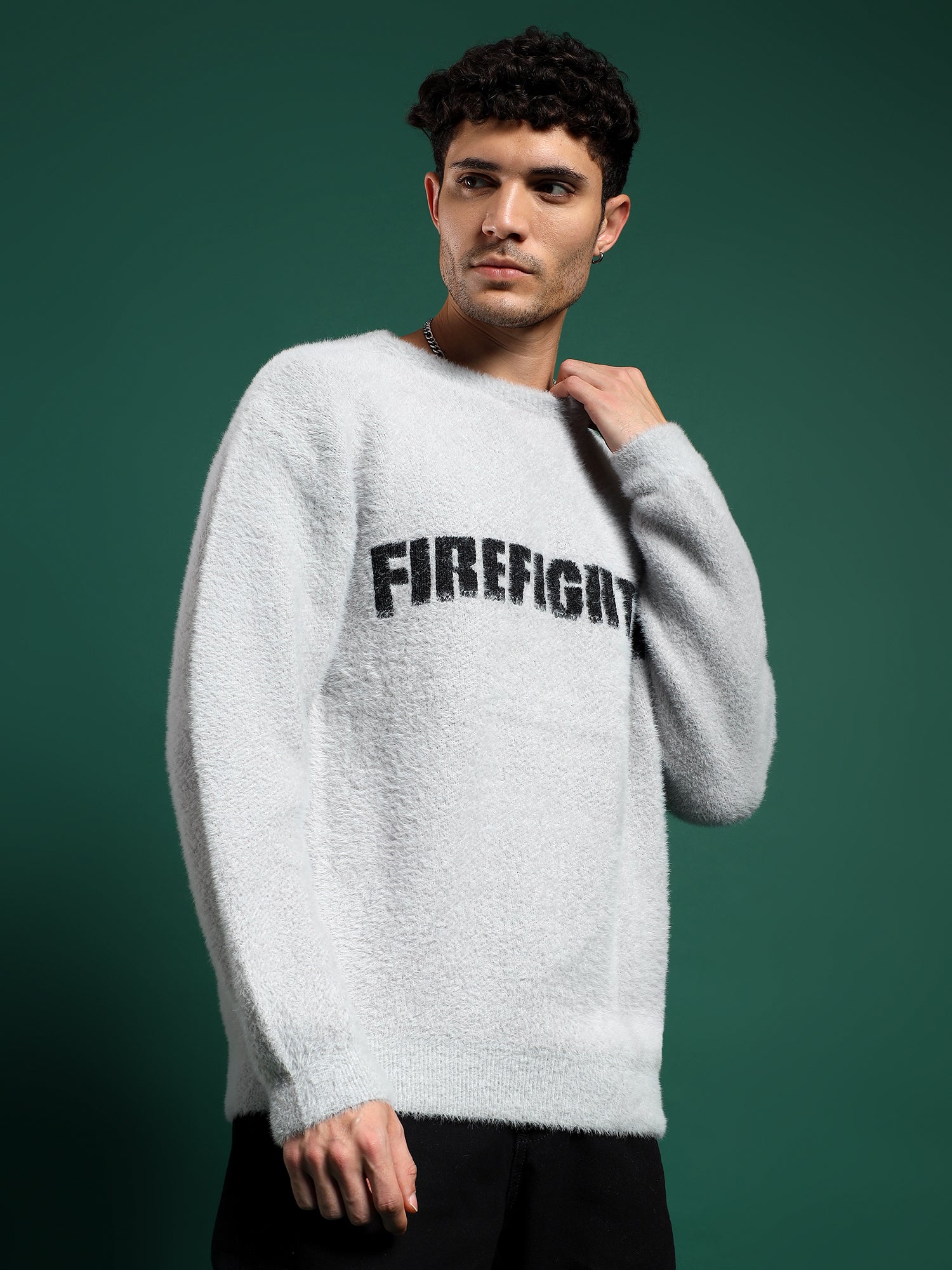 FIREFIGHTER Gurkha Fleece Pullover unisex -Ash Grey