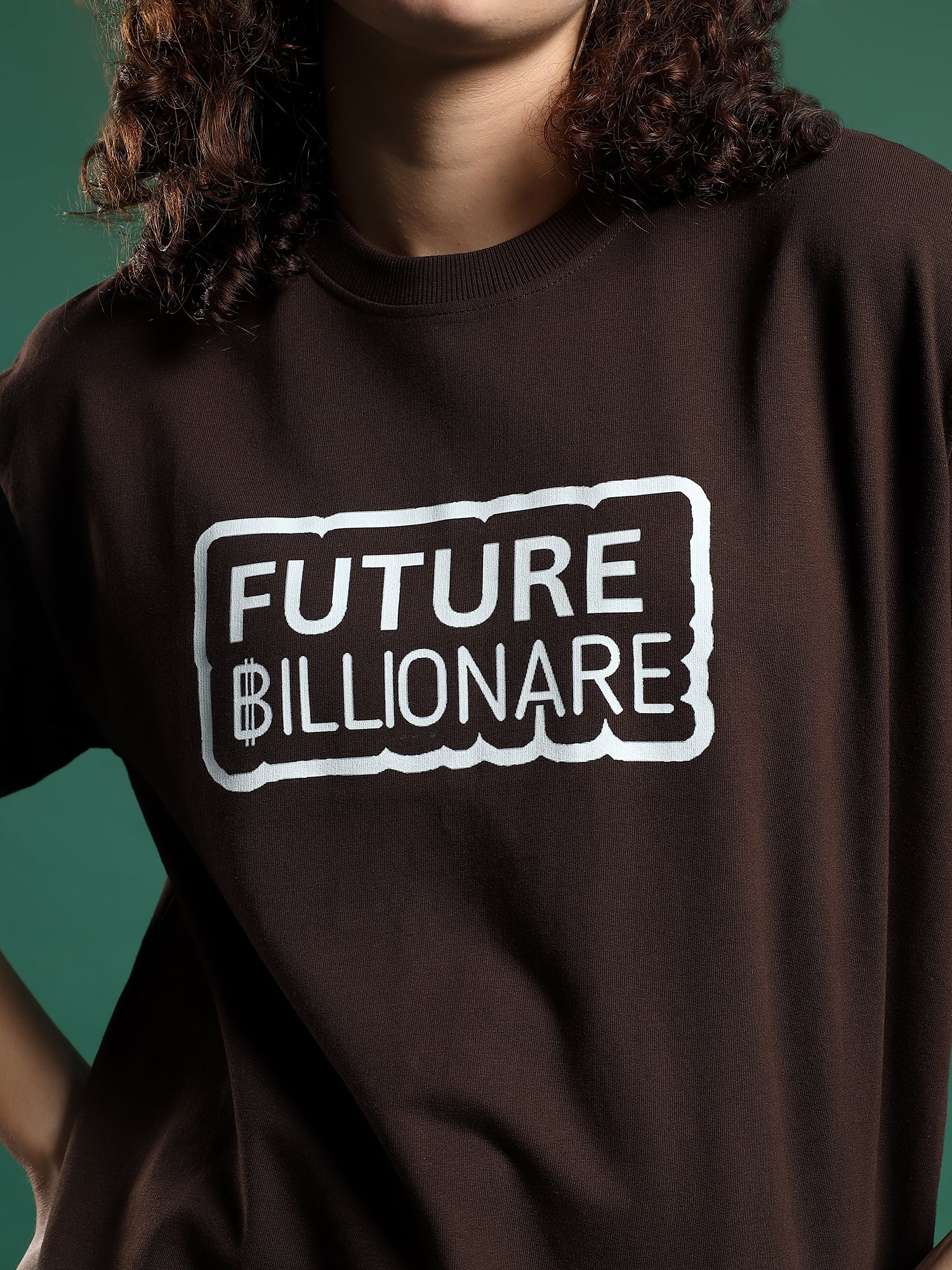 Future Billionaire Statement  unisex Oversized T-Shirt