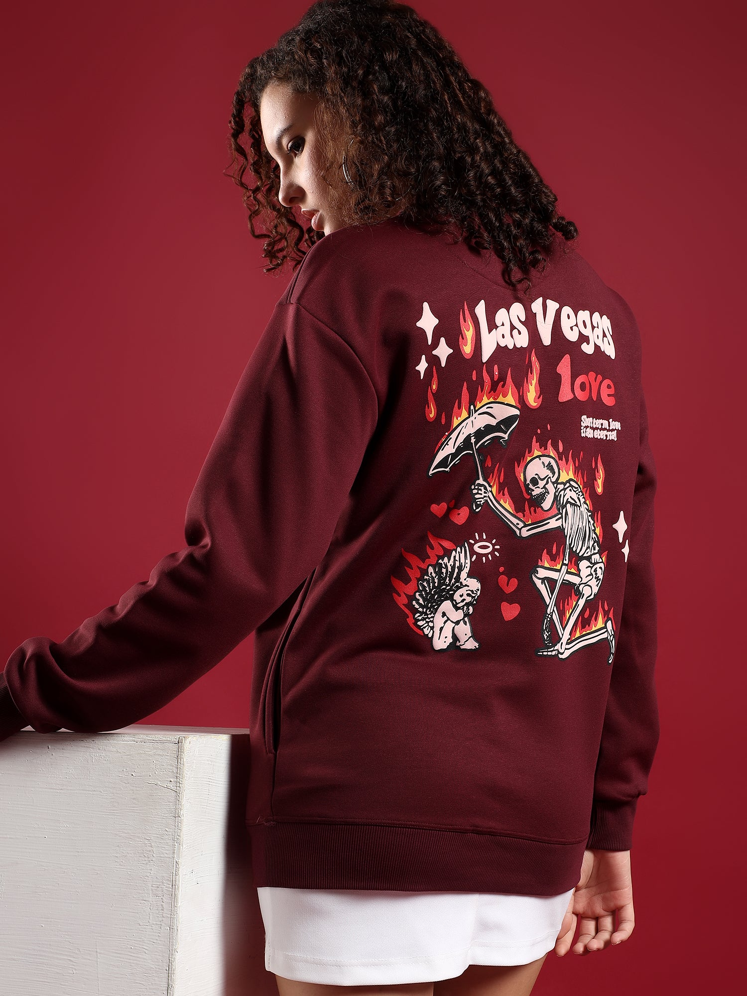 Vegas Pulse – Crimson Dice (Maroon) unisex