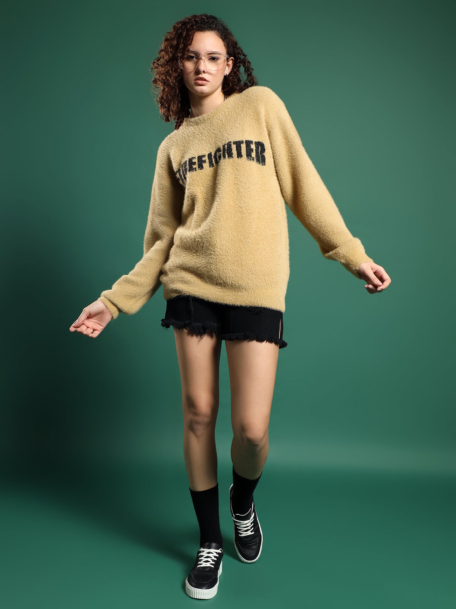 FIREFIGHTER Gurkha Fleece Pullover unisex -Dusty Mustard