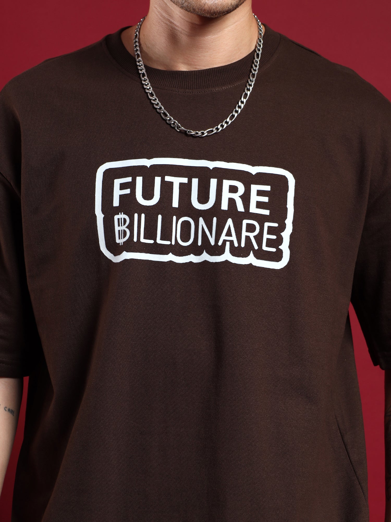 Future Billionaire Statement  unisex Oversized T-Shirt