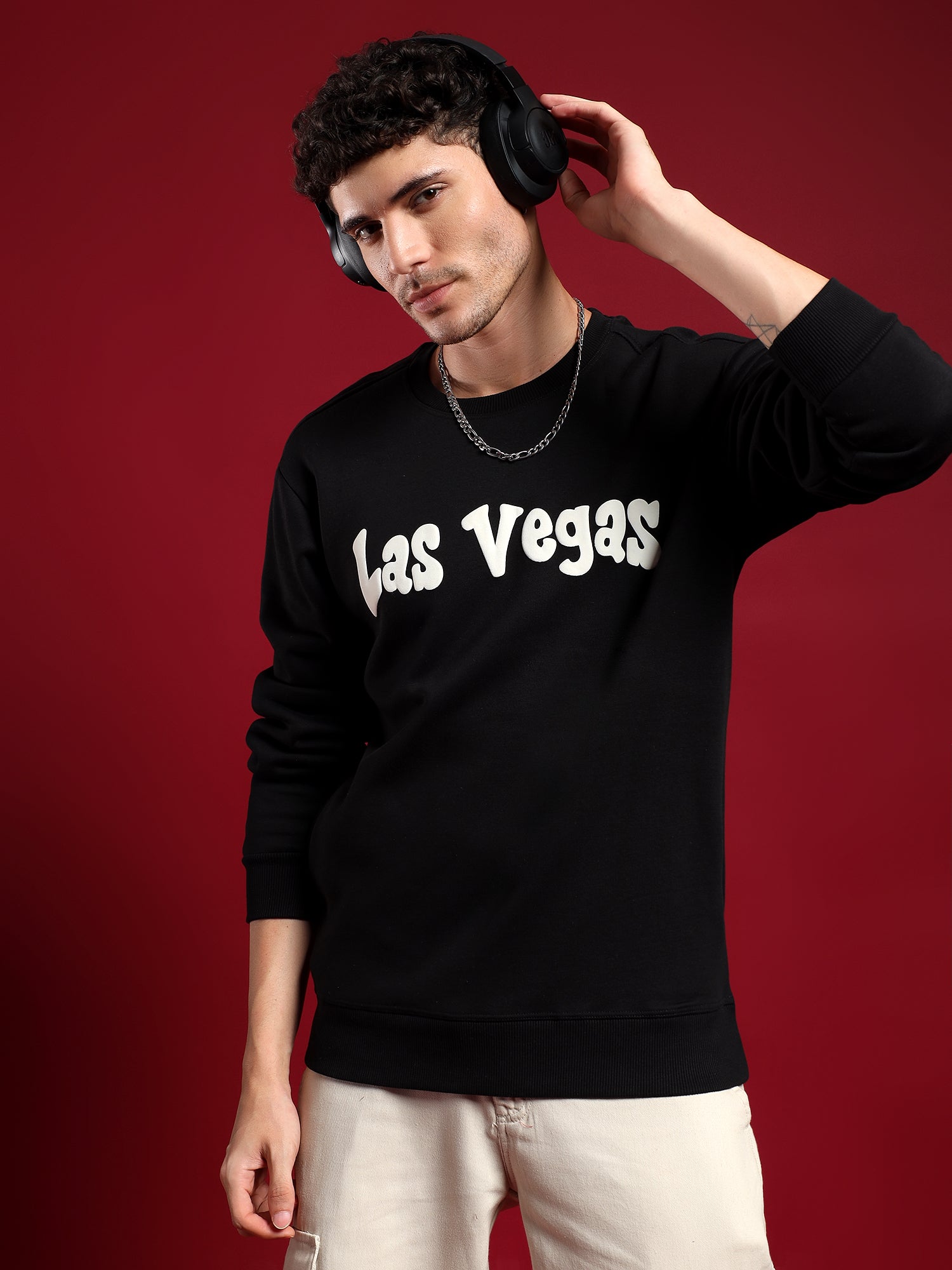 Vegas Pulse – Midnight Flame (Black) unisex