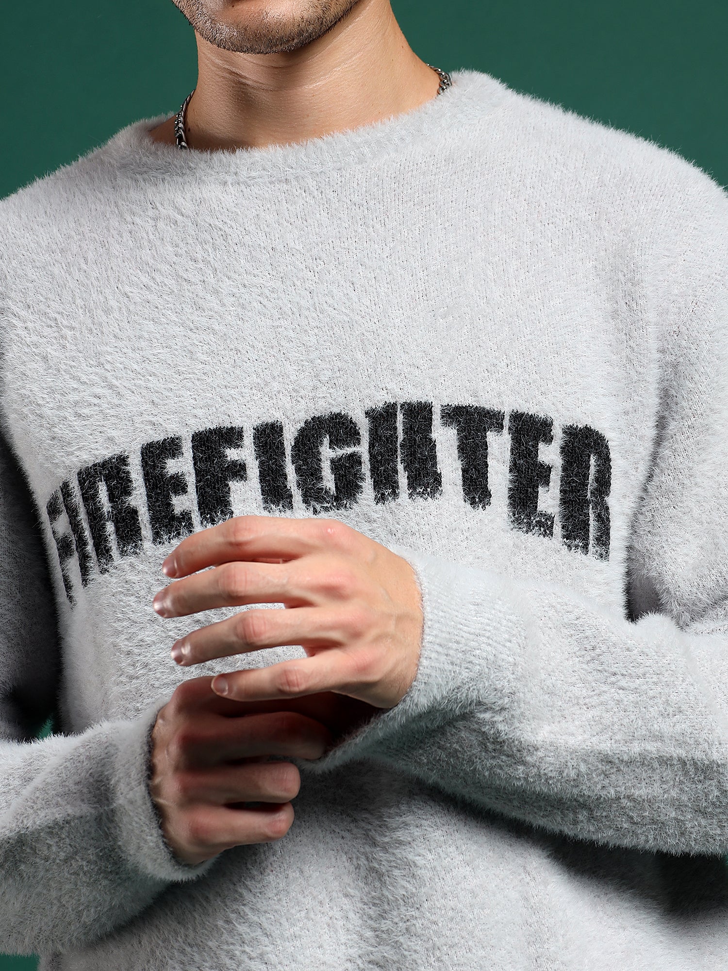 FIREFIGHTER Gurkha Fleece Pullover unisex -Ash Grey