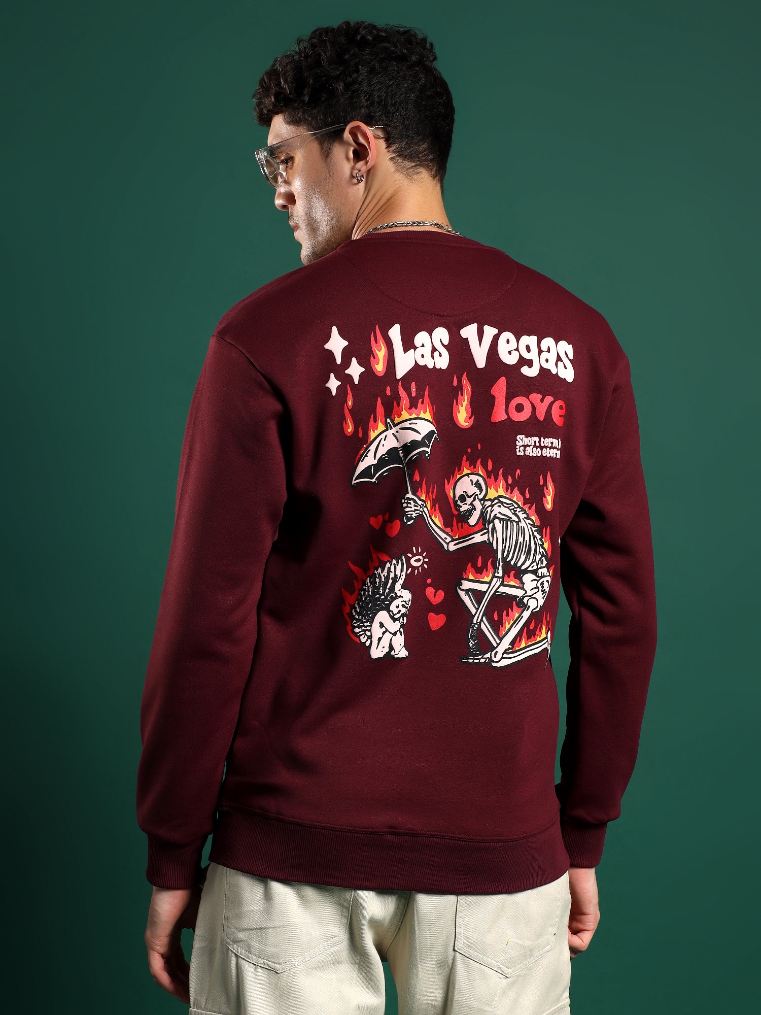 Vegas Pulse – Crimson Dice (Maroon) unisex