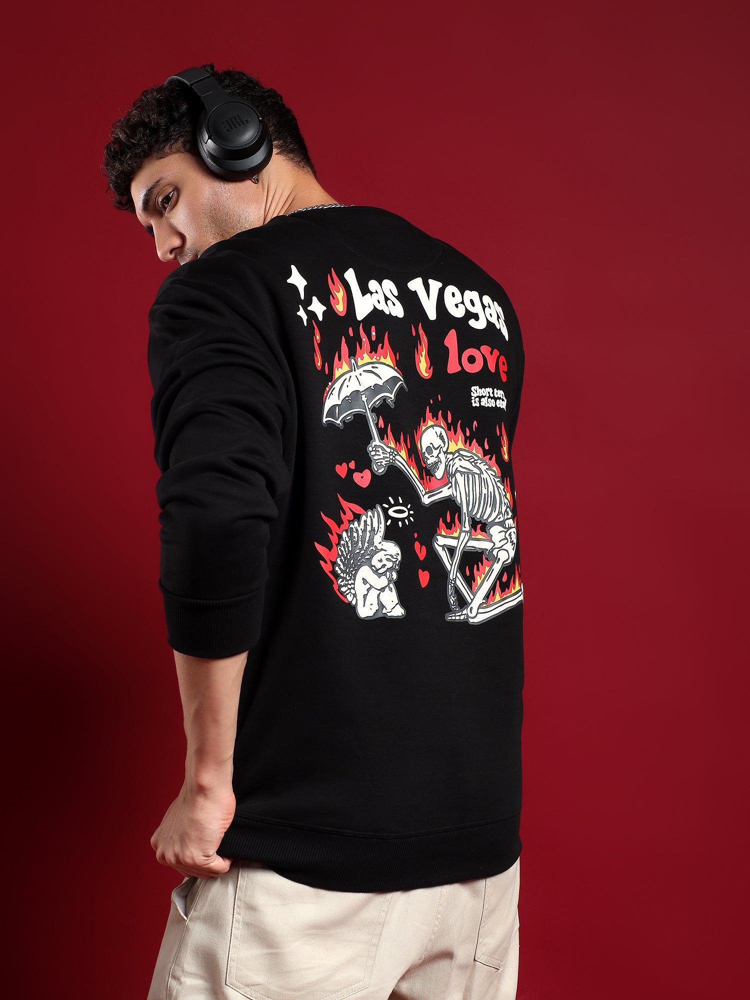 Vegas Pulse – Midnight Flame (Black) unisex