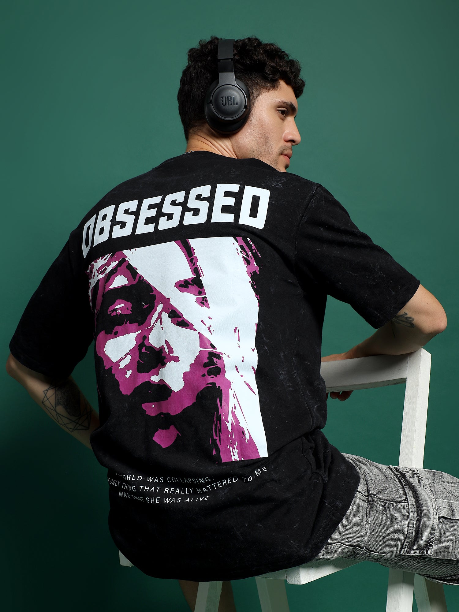 Echoes of Obsession Acid Wash unisex  t-Shirt