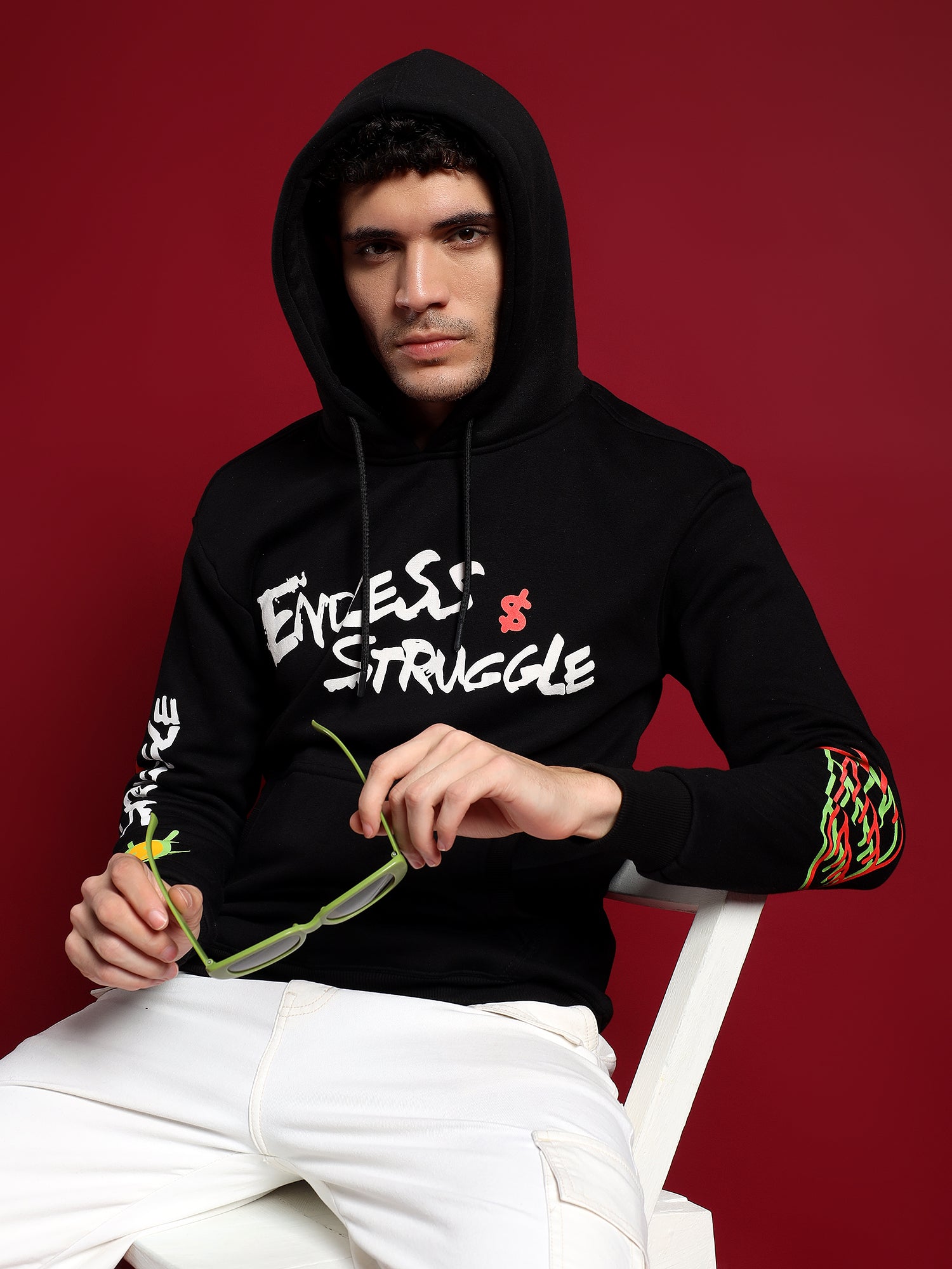Endless Struggle Hoodie-Midnight Hustle