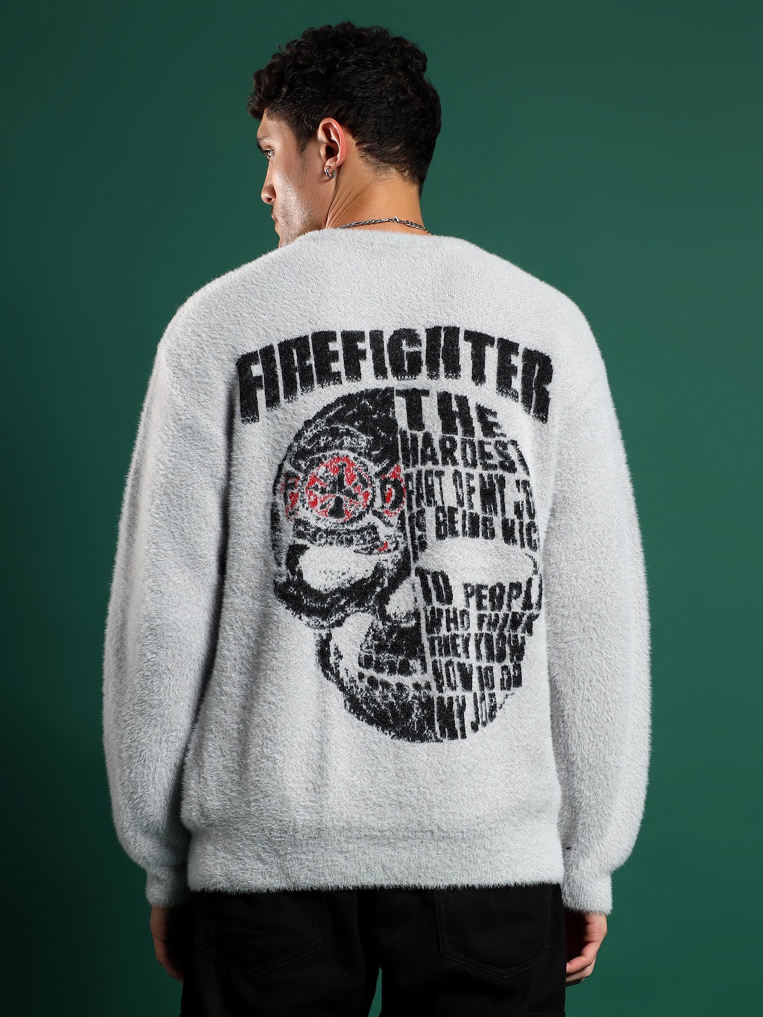 FIREFIGHTER Gurkha Fleece Pullover unisex -Ash Grey