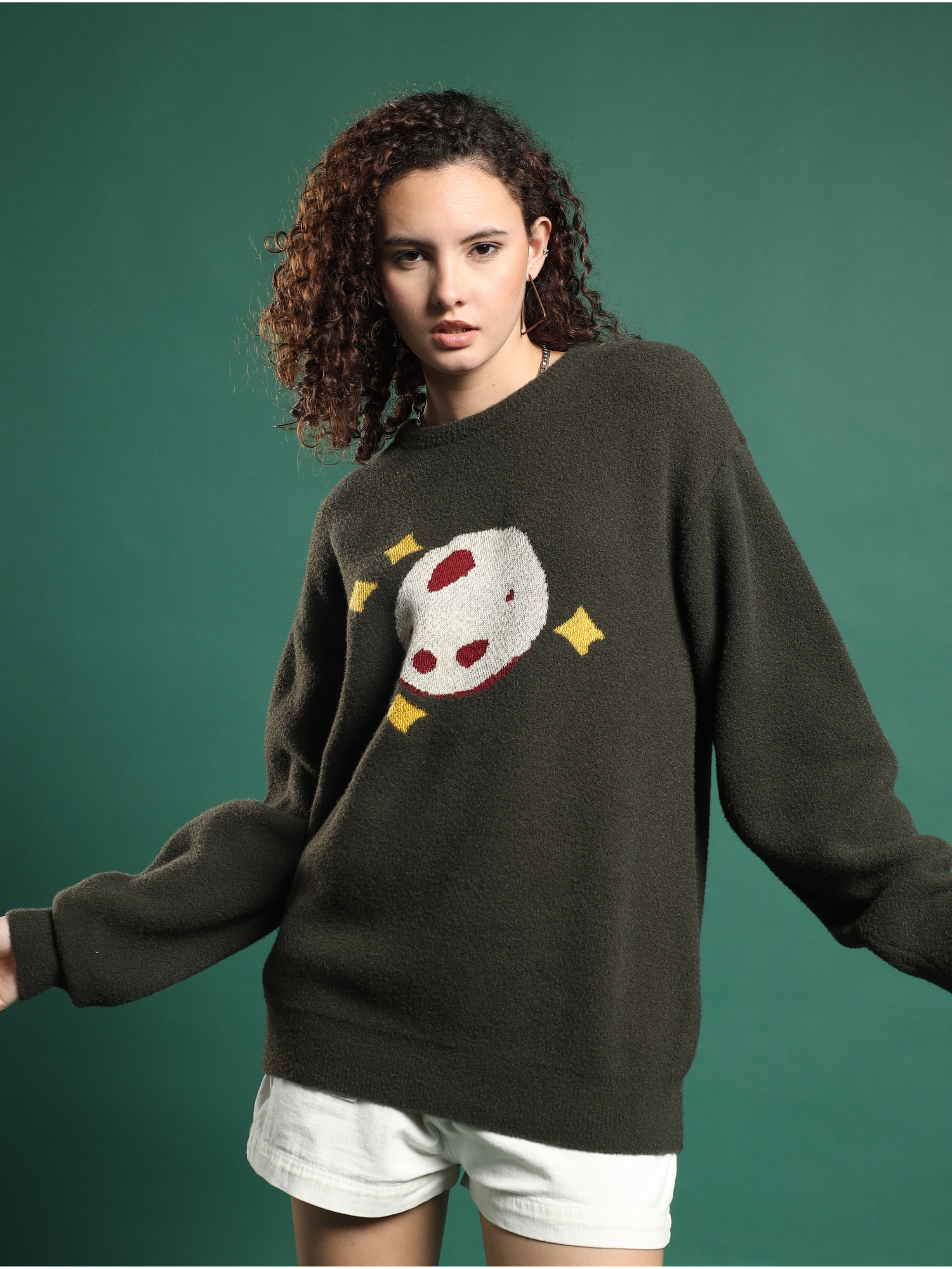 Void Hugger Fleece unisex -Cosmic Olive