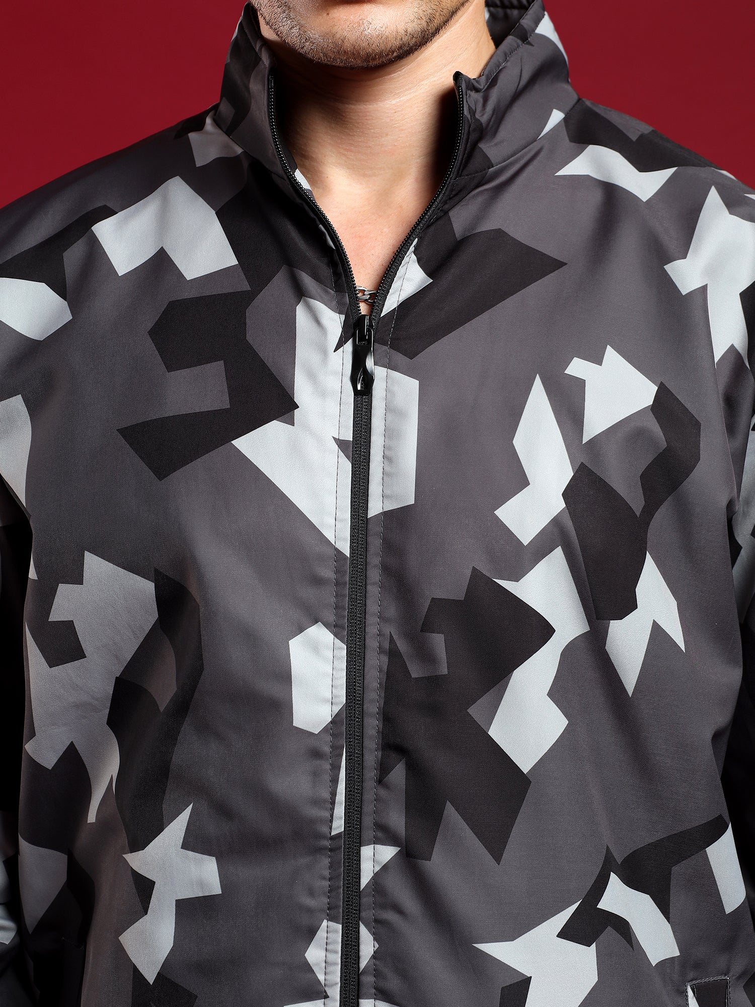 Shadow Geometry Jacket-Forest Fade