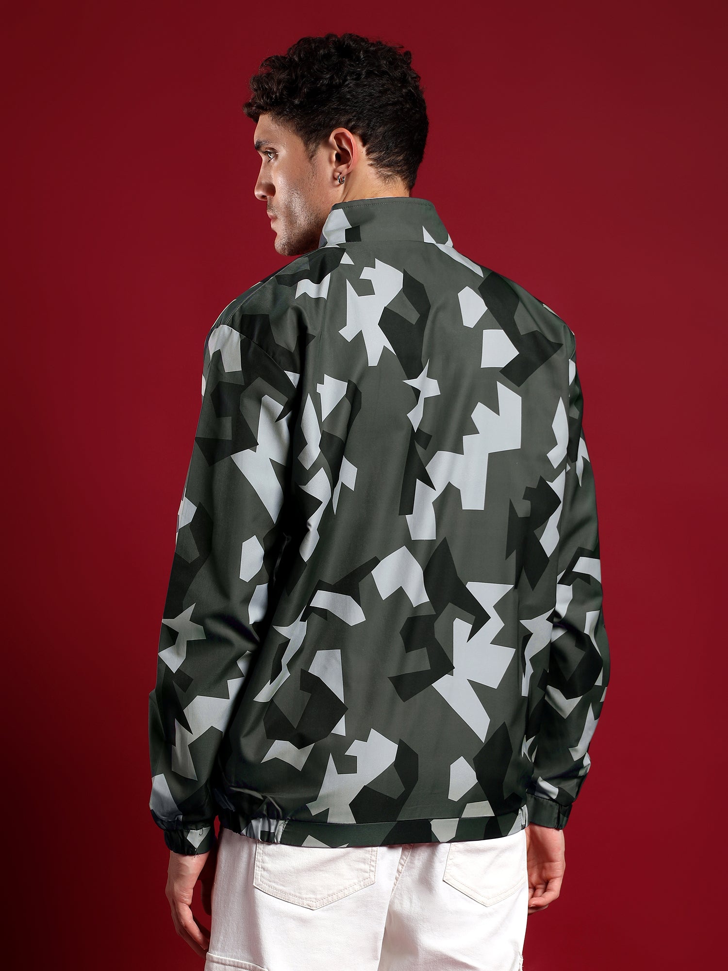 Shadow Geometry Jacket-Forest Fade